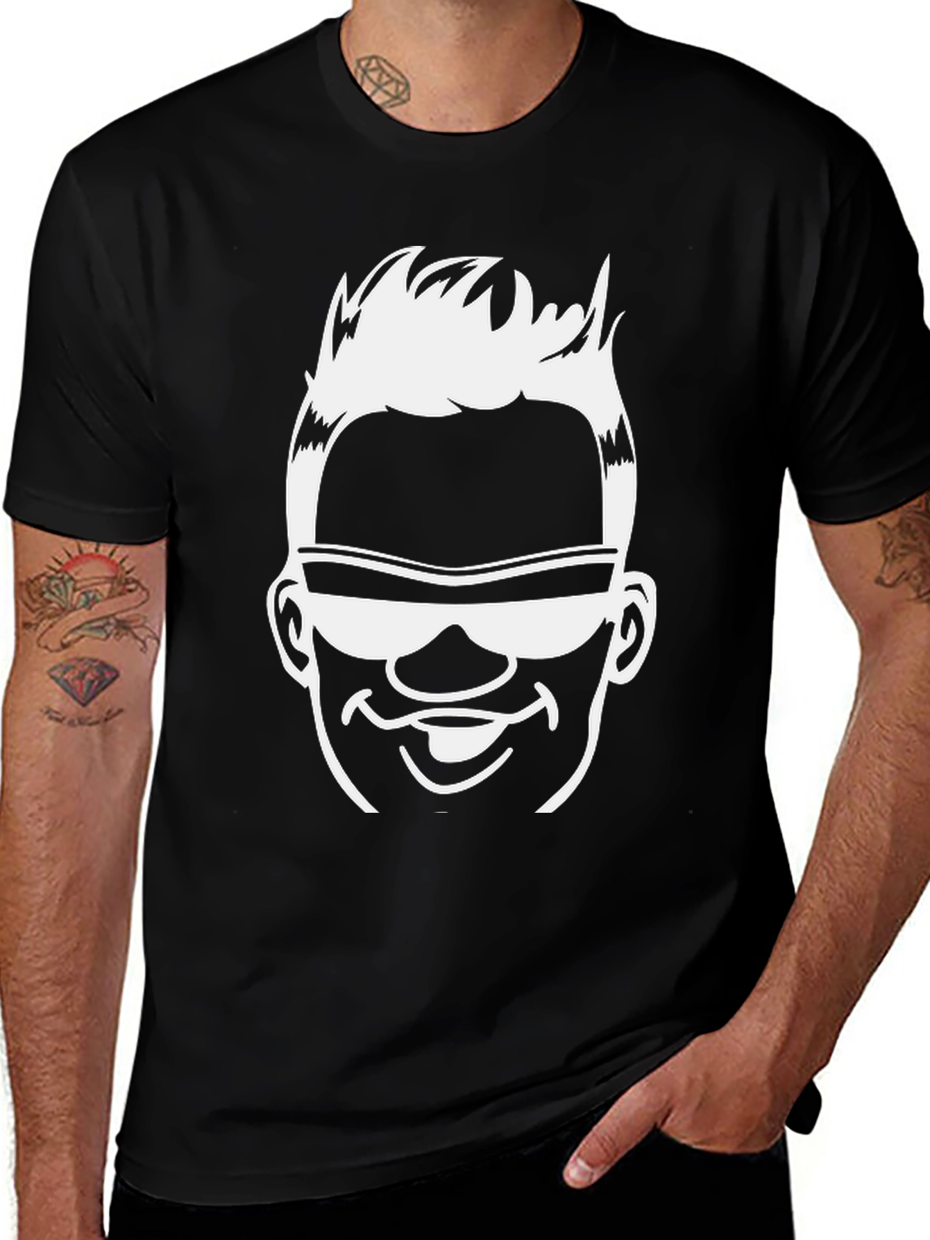 Variant 16 of Cool Shades Graphic Tee - Black