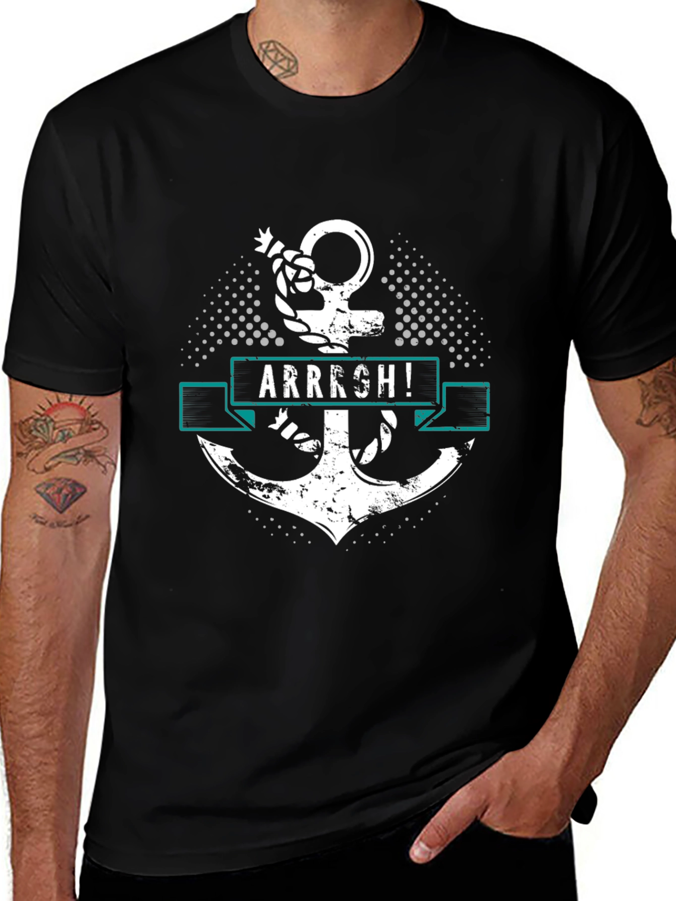 Variant 19 of Pirate Anchor Graphic T-Shirt - ARRRG!