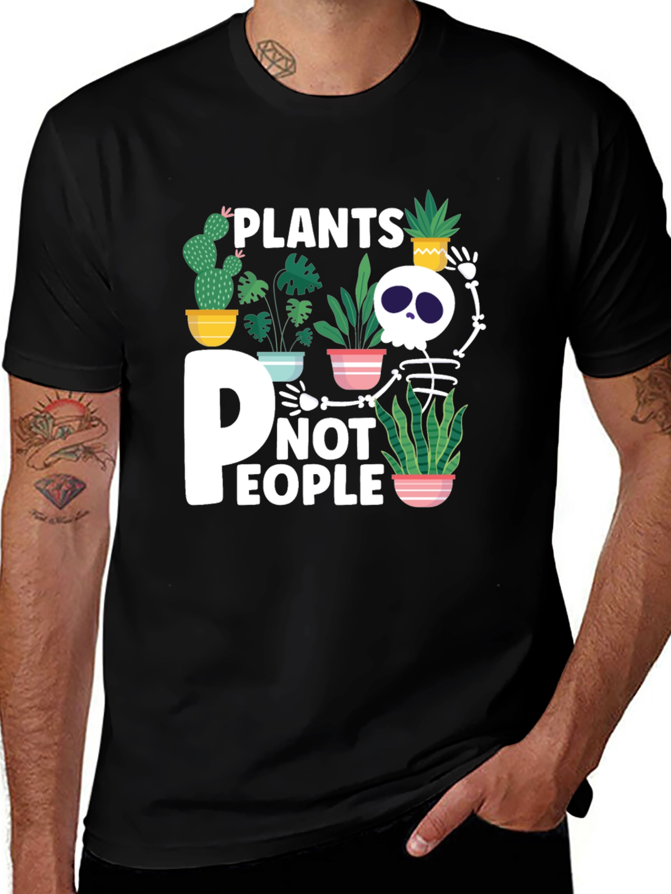 Variant 2 of Plants Not People Graphic Tee