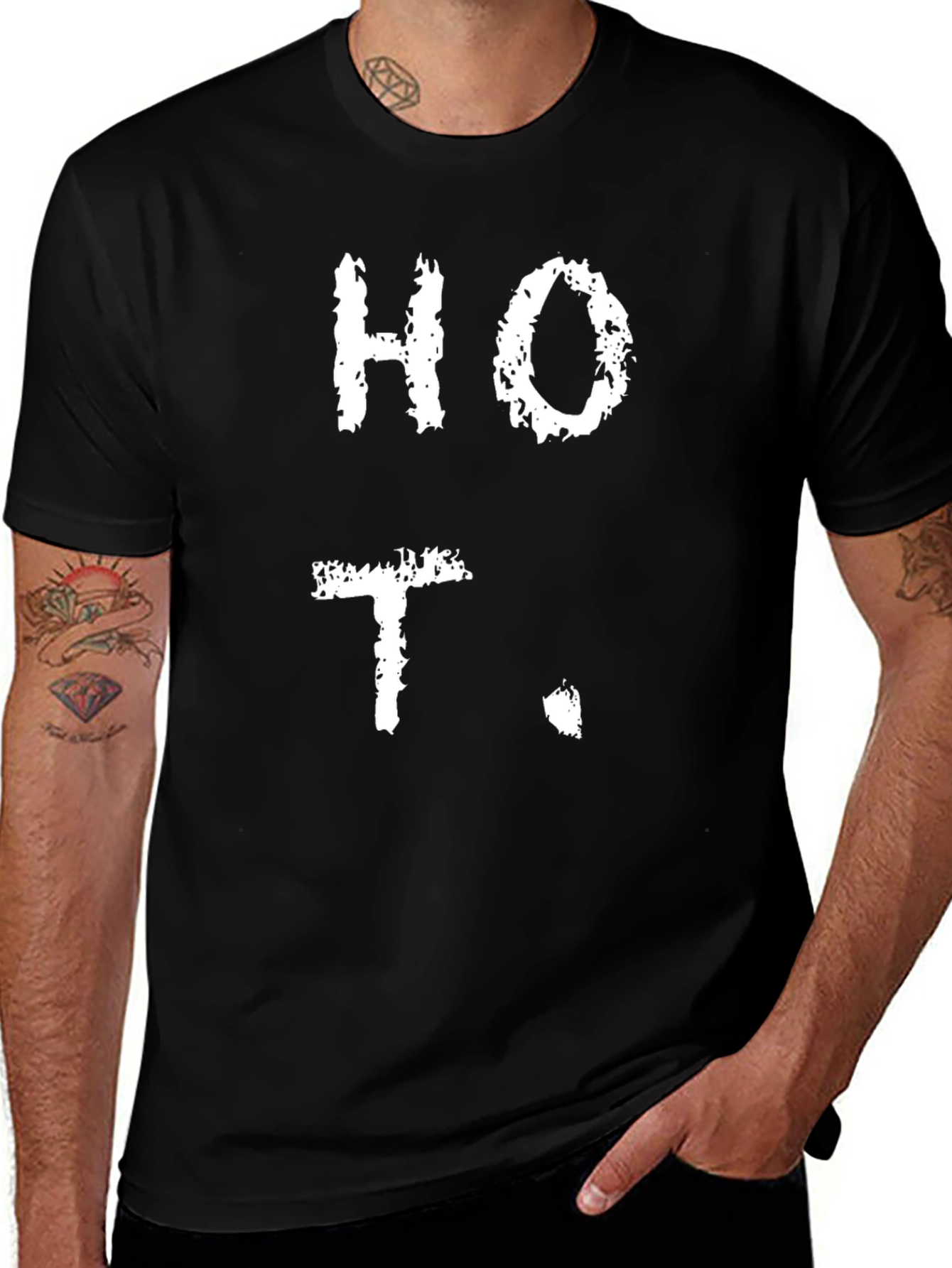 Variant 3 of H.O.T. T-Shirt - Trendy Graphic Tee