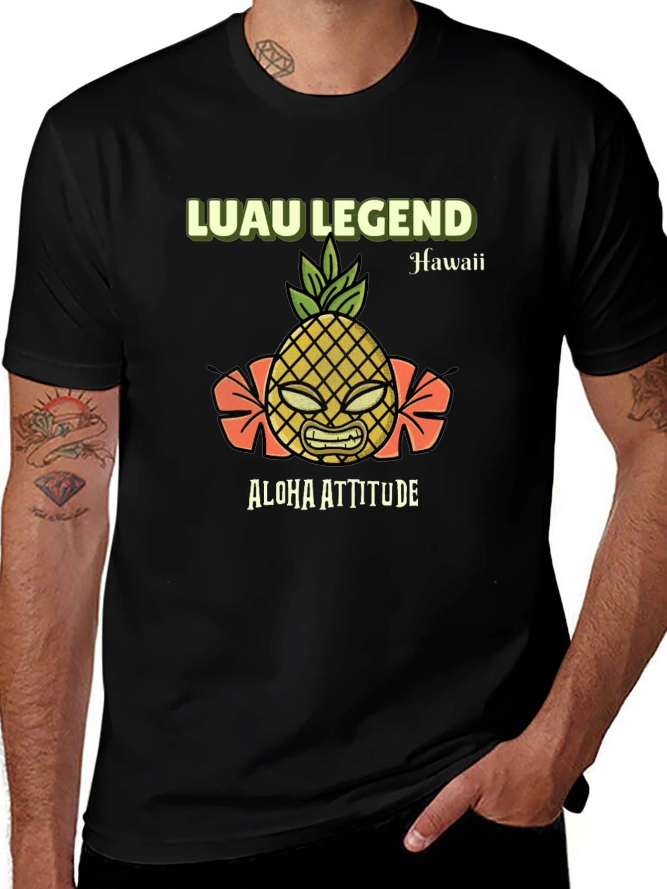 Variant 9 of Luau Legend Aloha Attitude Graphic T-Shirt