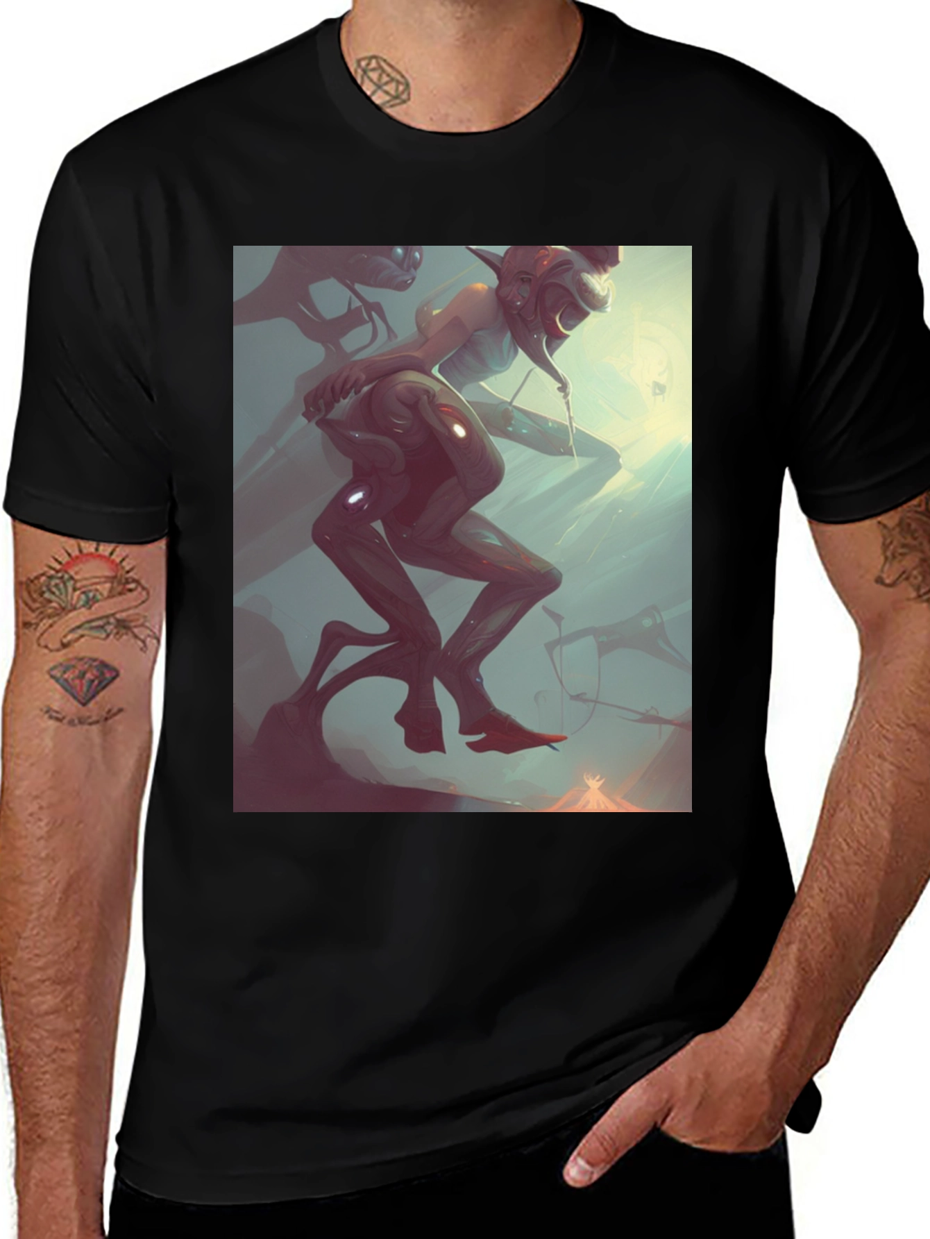 Variant 25 of Abstract Art T-Shirt