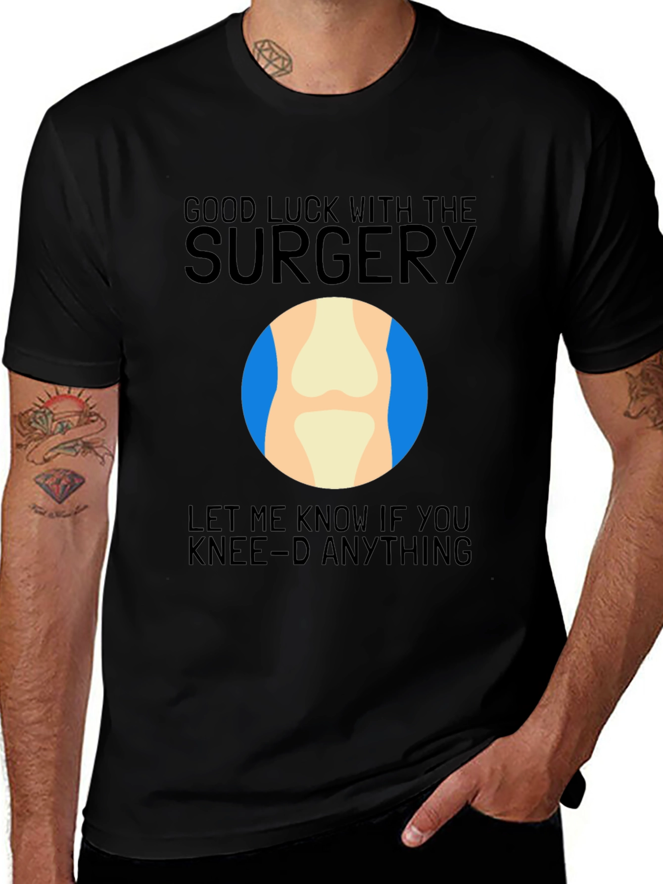 Funny Knee Surgery Get Well Soon T-Shirt