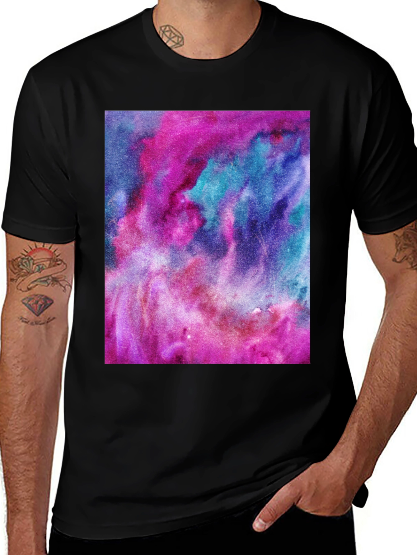 Variant 29 of Galaxy Dream T-Shirt - Abstract Space Design