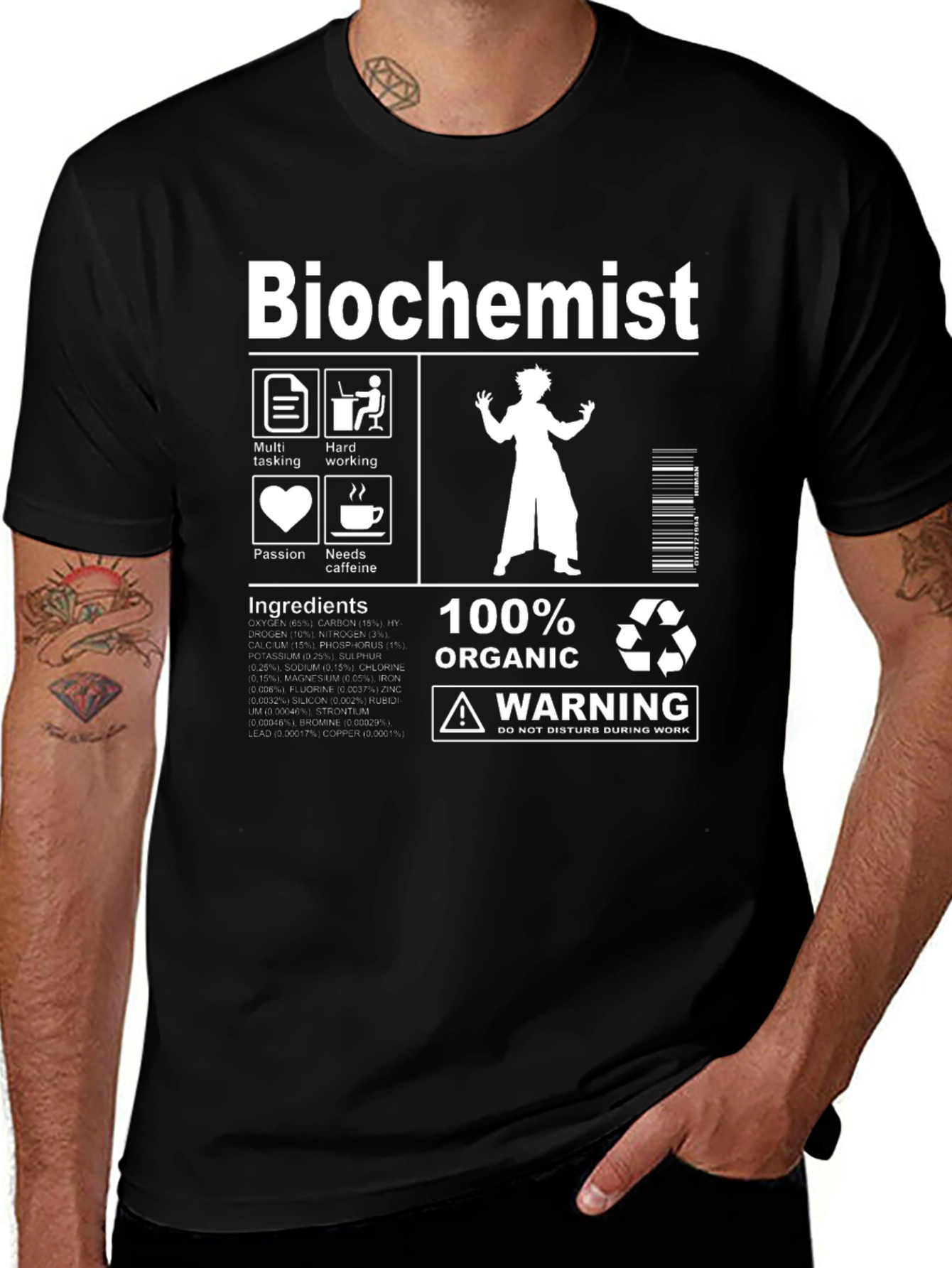 Biochemist T-Shirt: Funny Science Tee