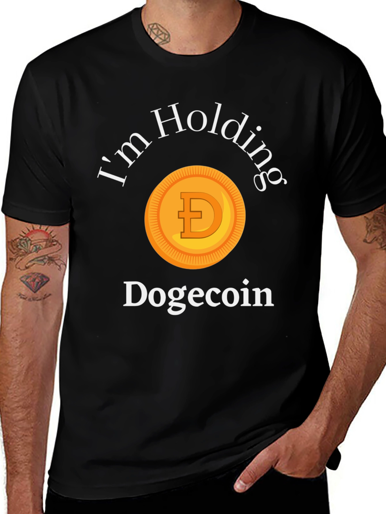 I'm Holding Dogecoin T-Shirt