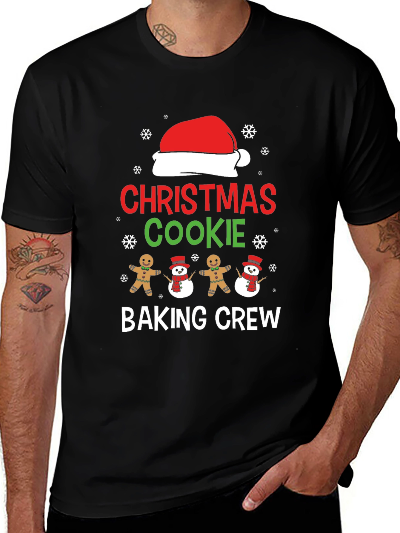 Variant 28 of Christmas Cookie Baking Crew T-Shirt