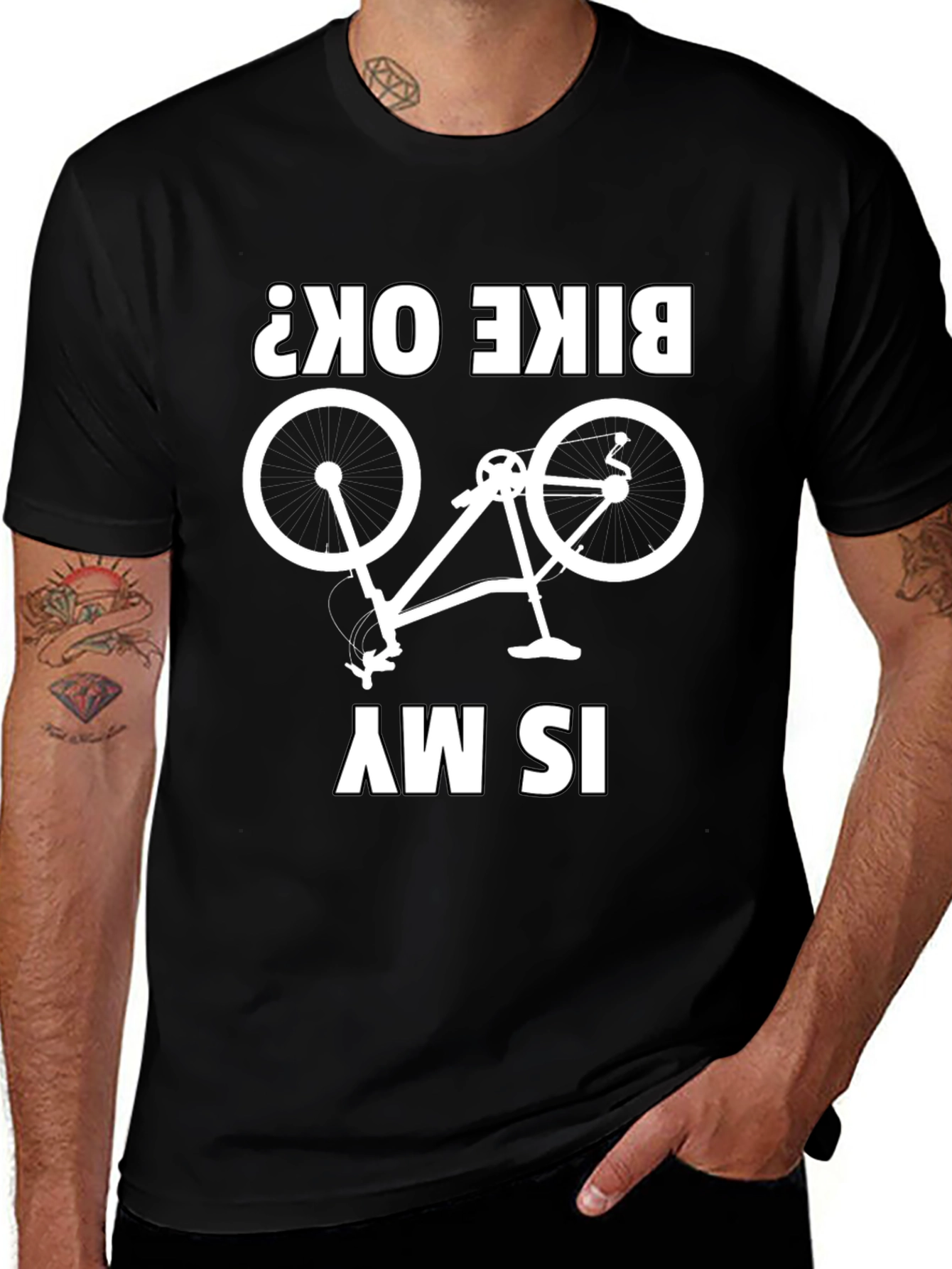 Variant 3 of Is My Bike OK? Graphic Tee