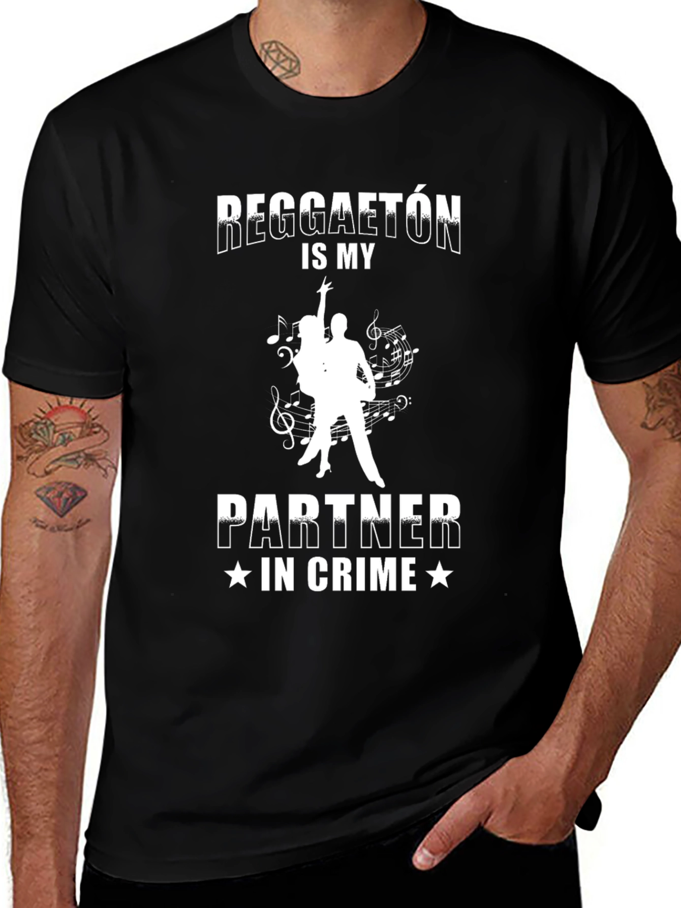 Variant 3 of Reggaeton Partner in Crime Graphic T-Shirt