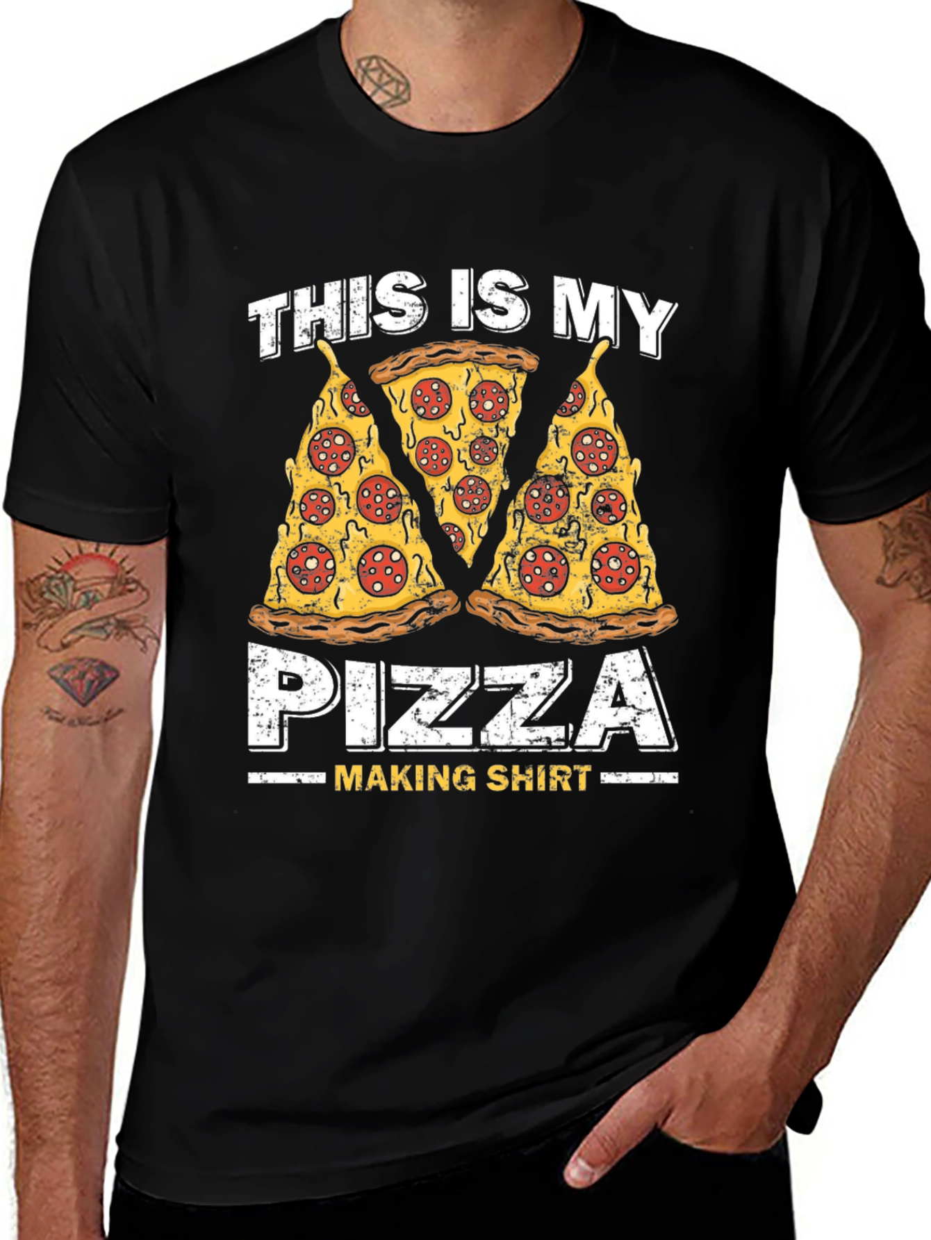 Variant 15 of Pizza Making Shirt