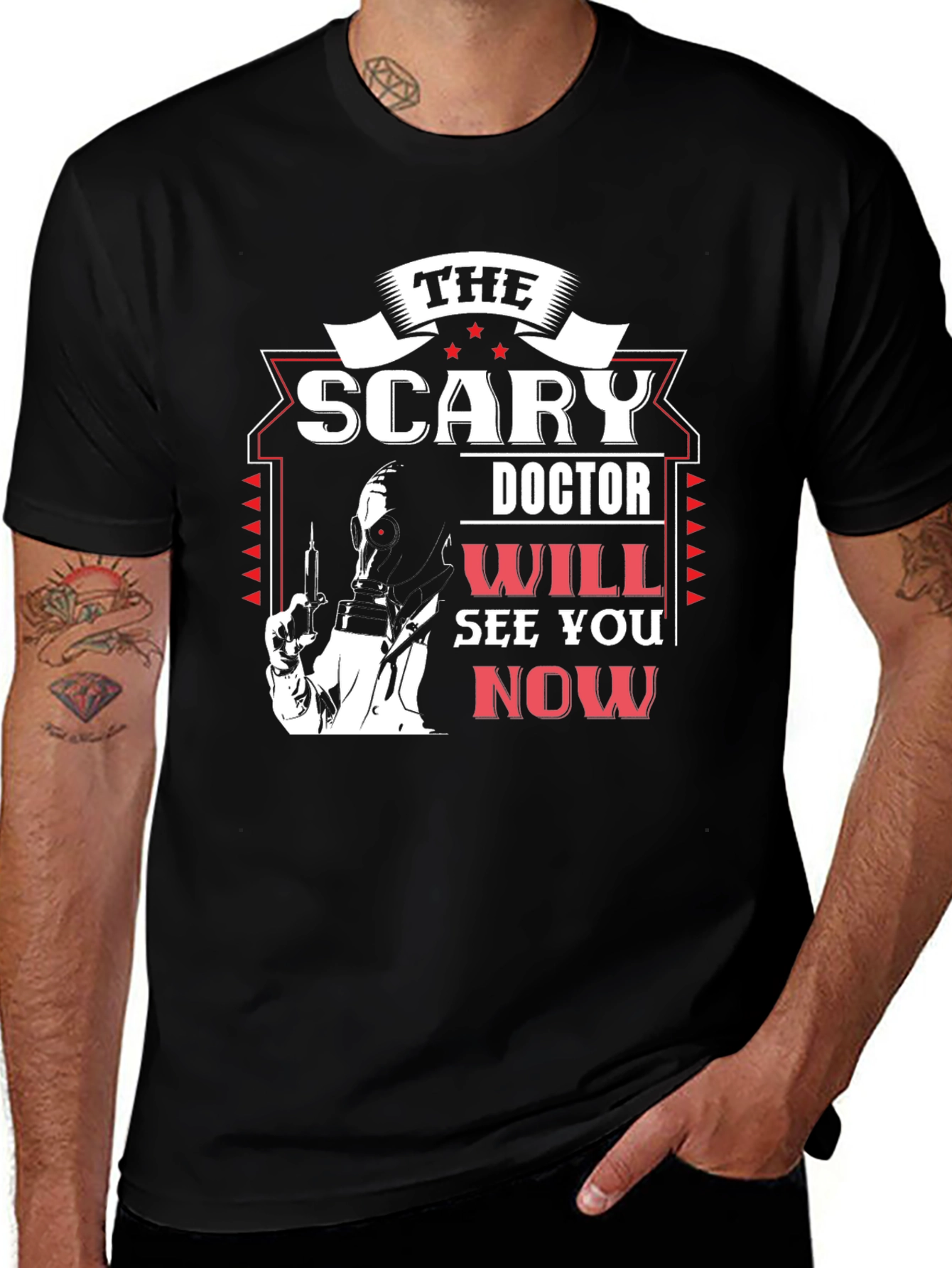 Variant 25 of Scary Doctor T-Shirt