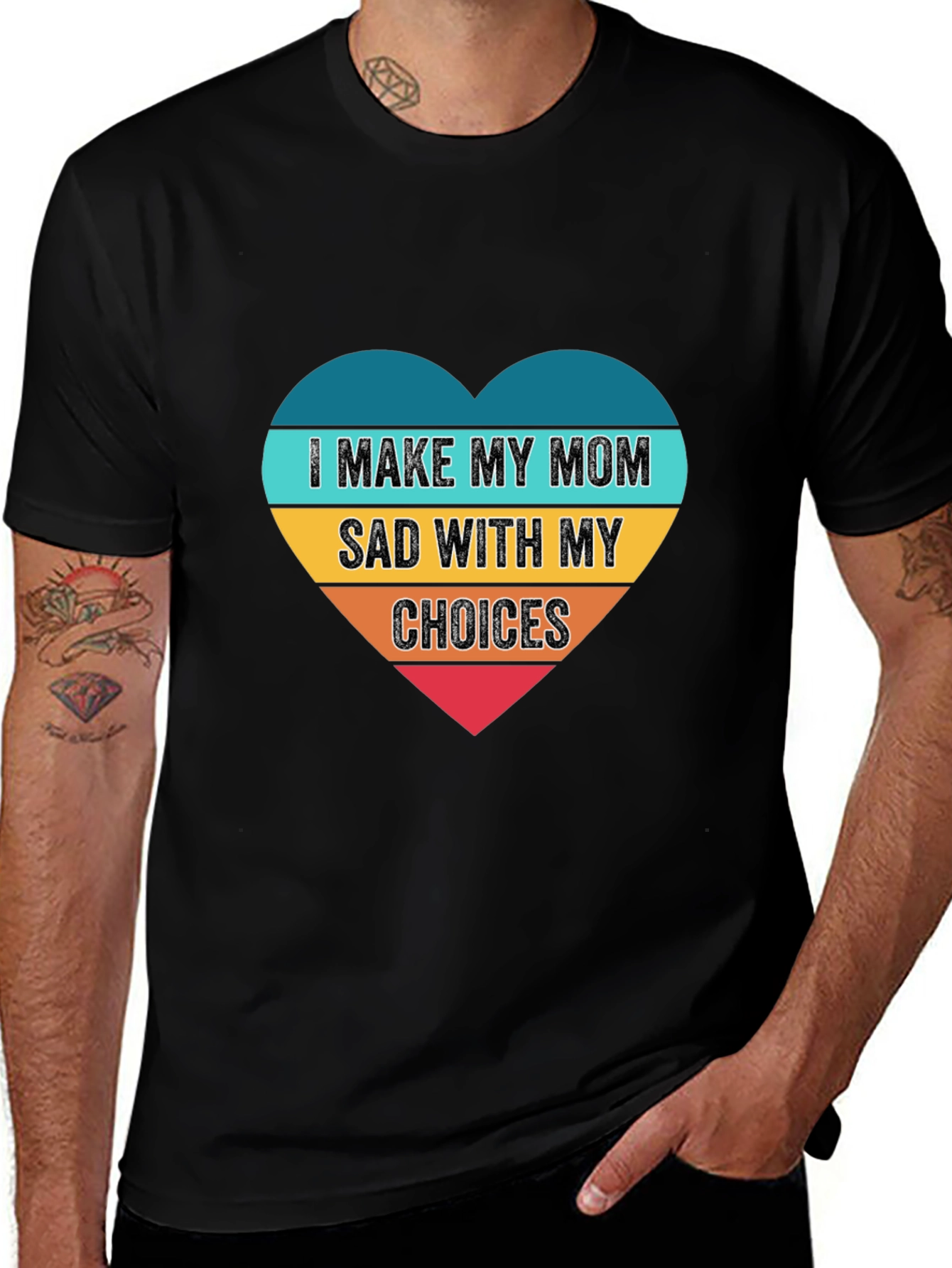 Variant 4 of I Make My Mom Sad T-Shirt