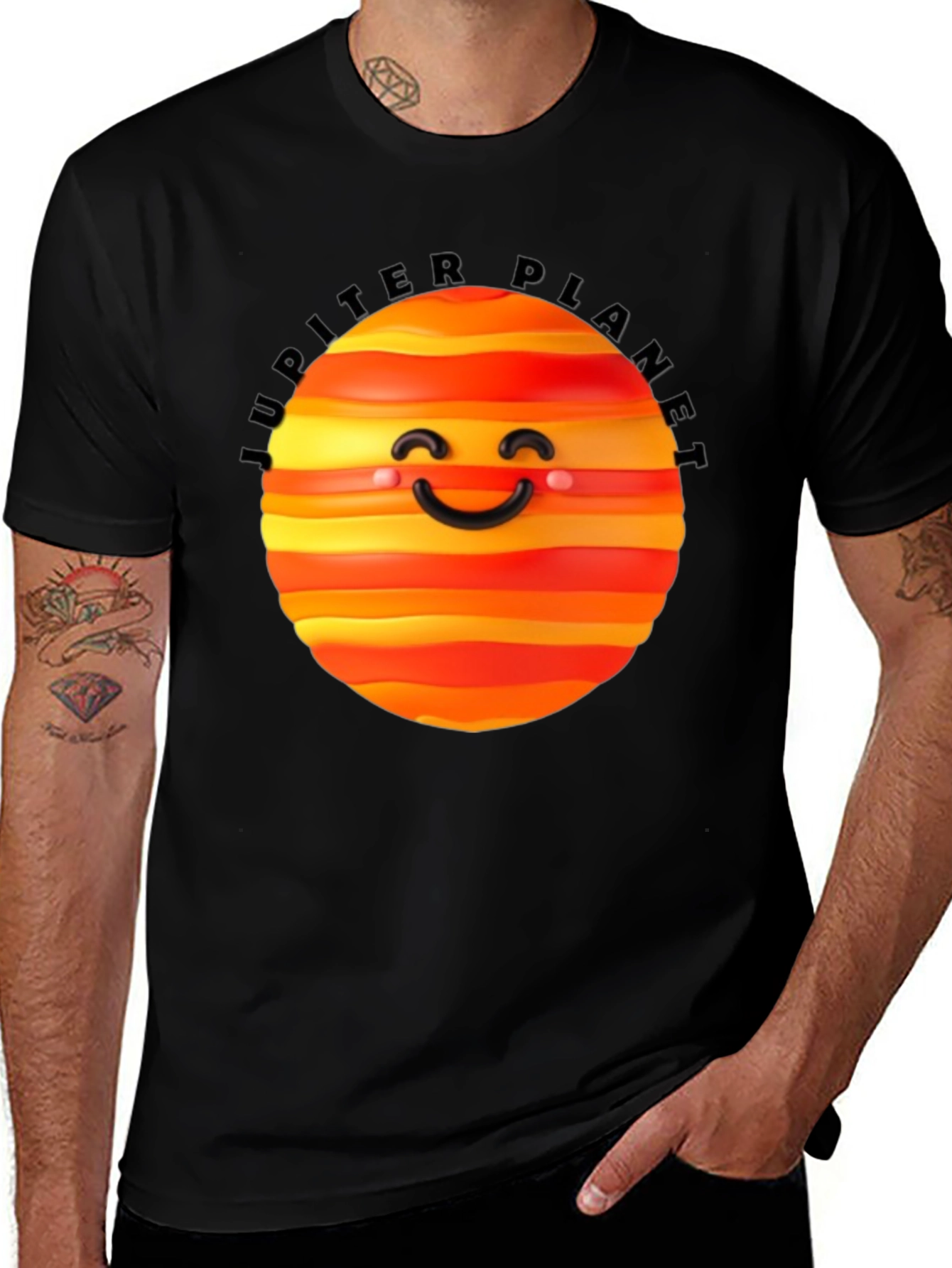 Variant 3 of Jupiter Planet Graphic T-Shirt