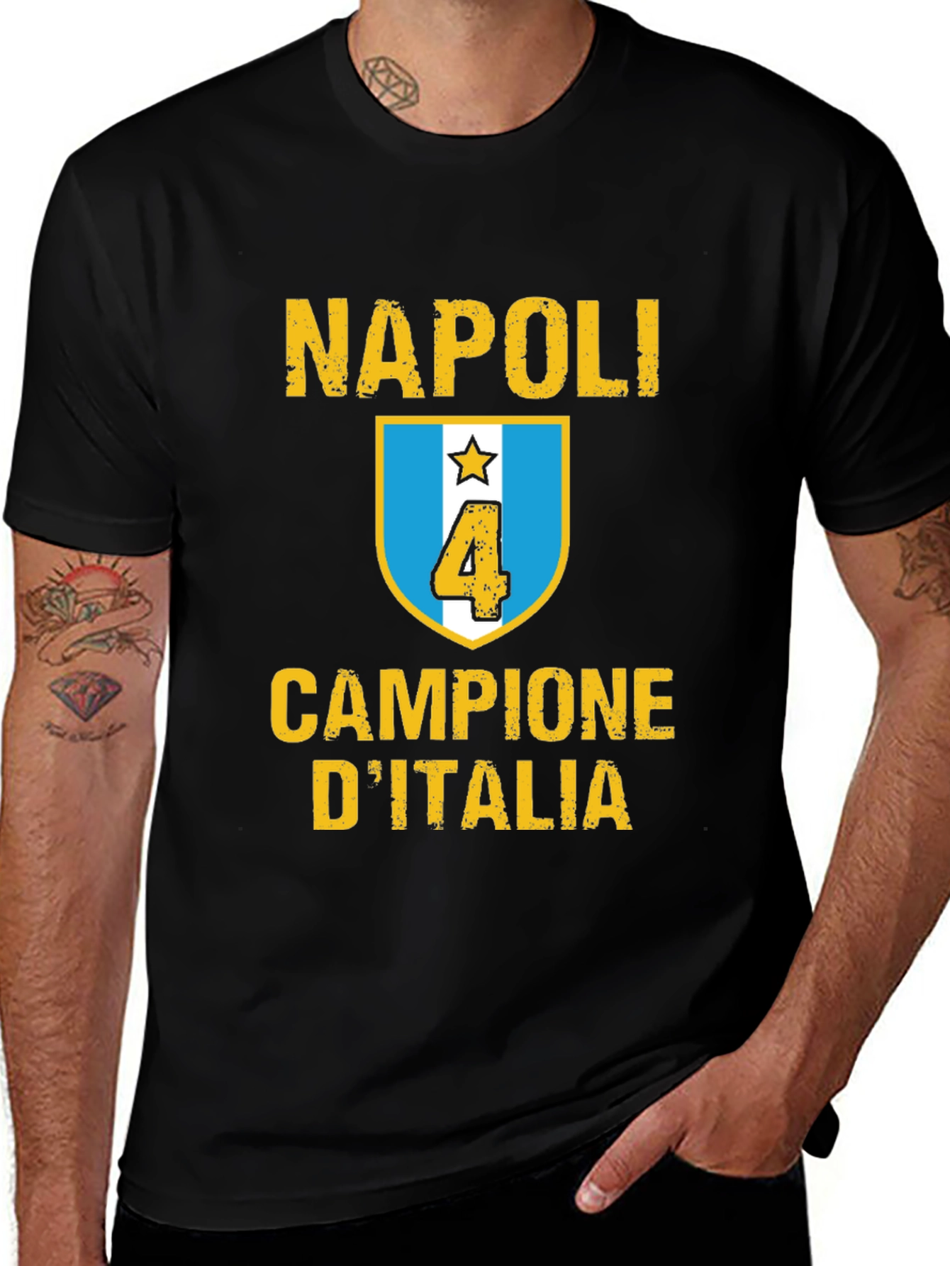 Napoli Campione D'Italia T-Shirt - Serie A Champions