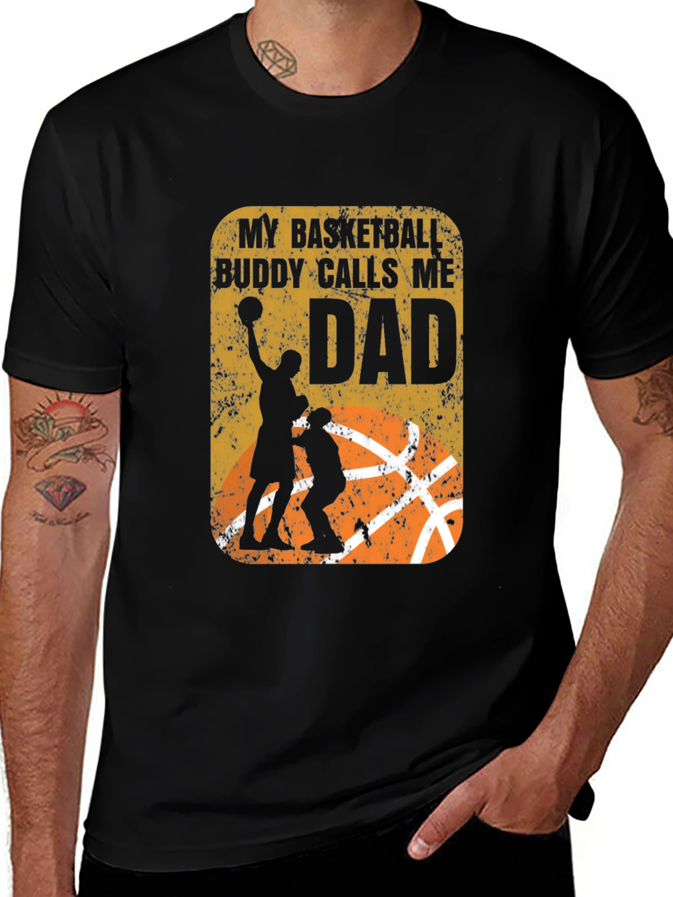 Variant 26 of Basketball Dad Graphic T-Shirt
