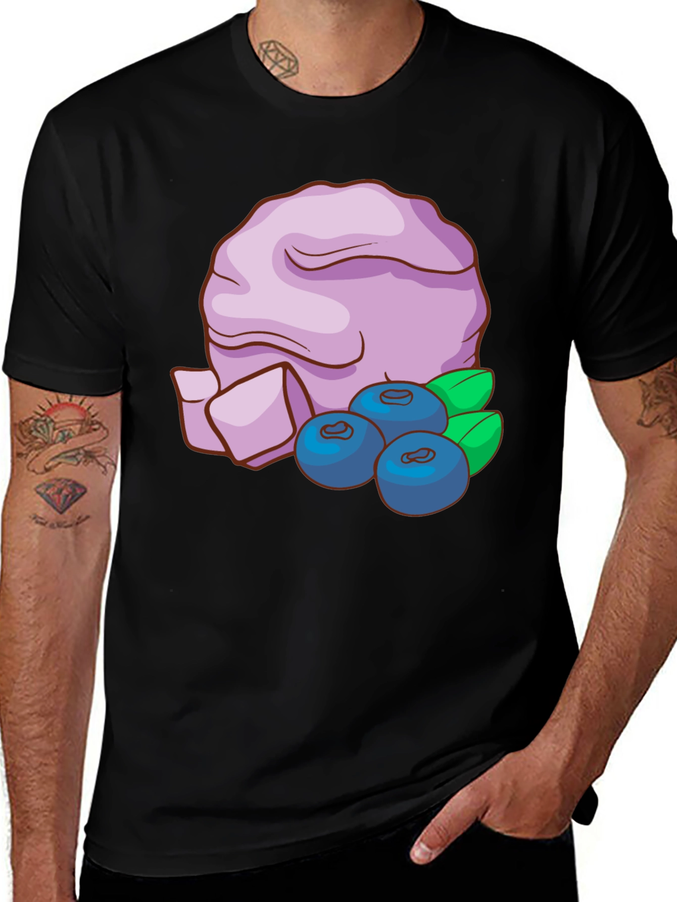 Variant 24 of Blueberry Ice Cream T-Shirt