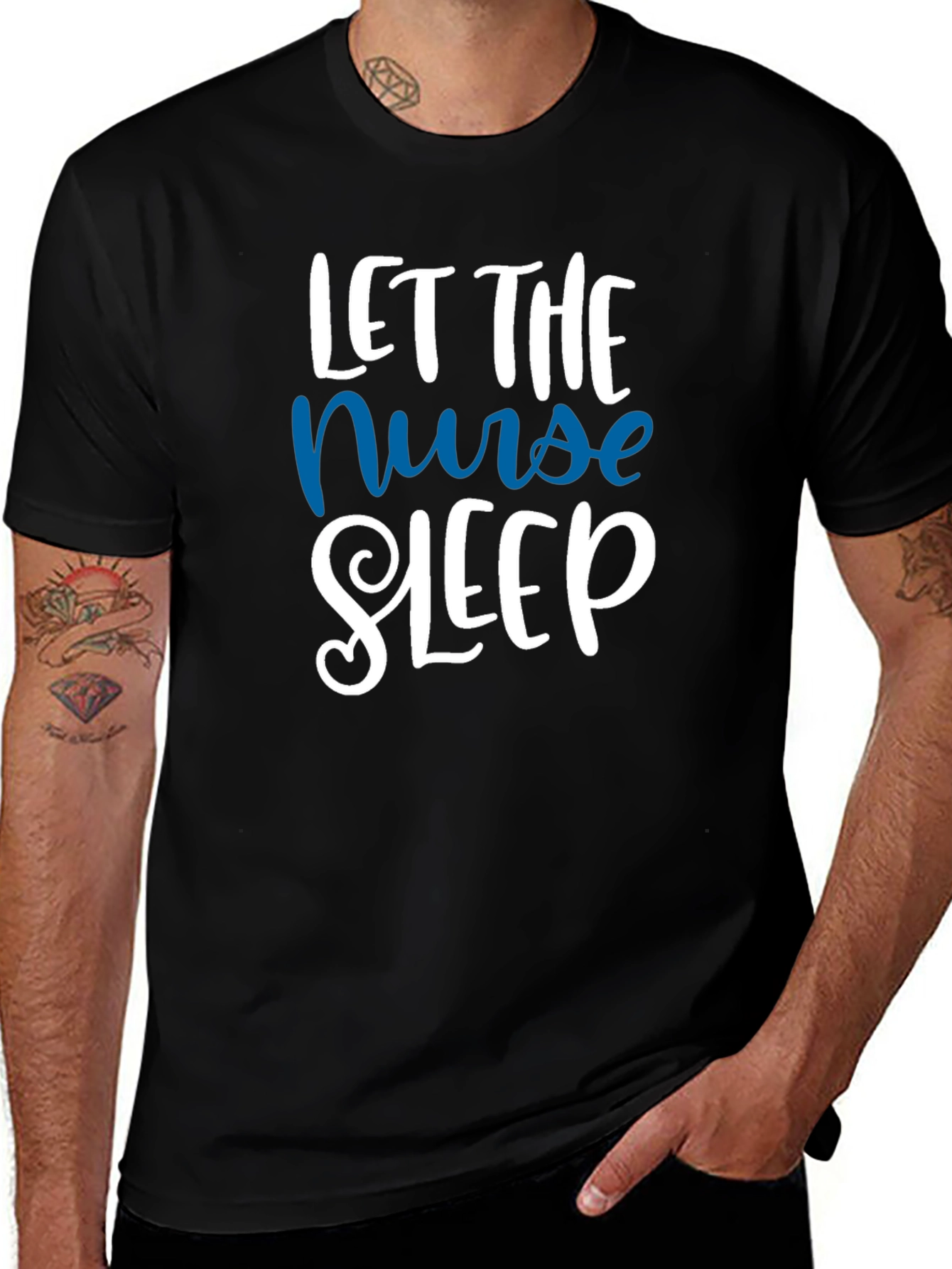 Variant 6 of Let the Nurse Sleep T-Shirt - Relaxed Comfort