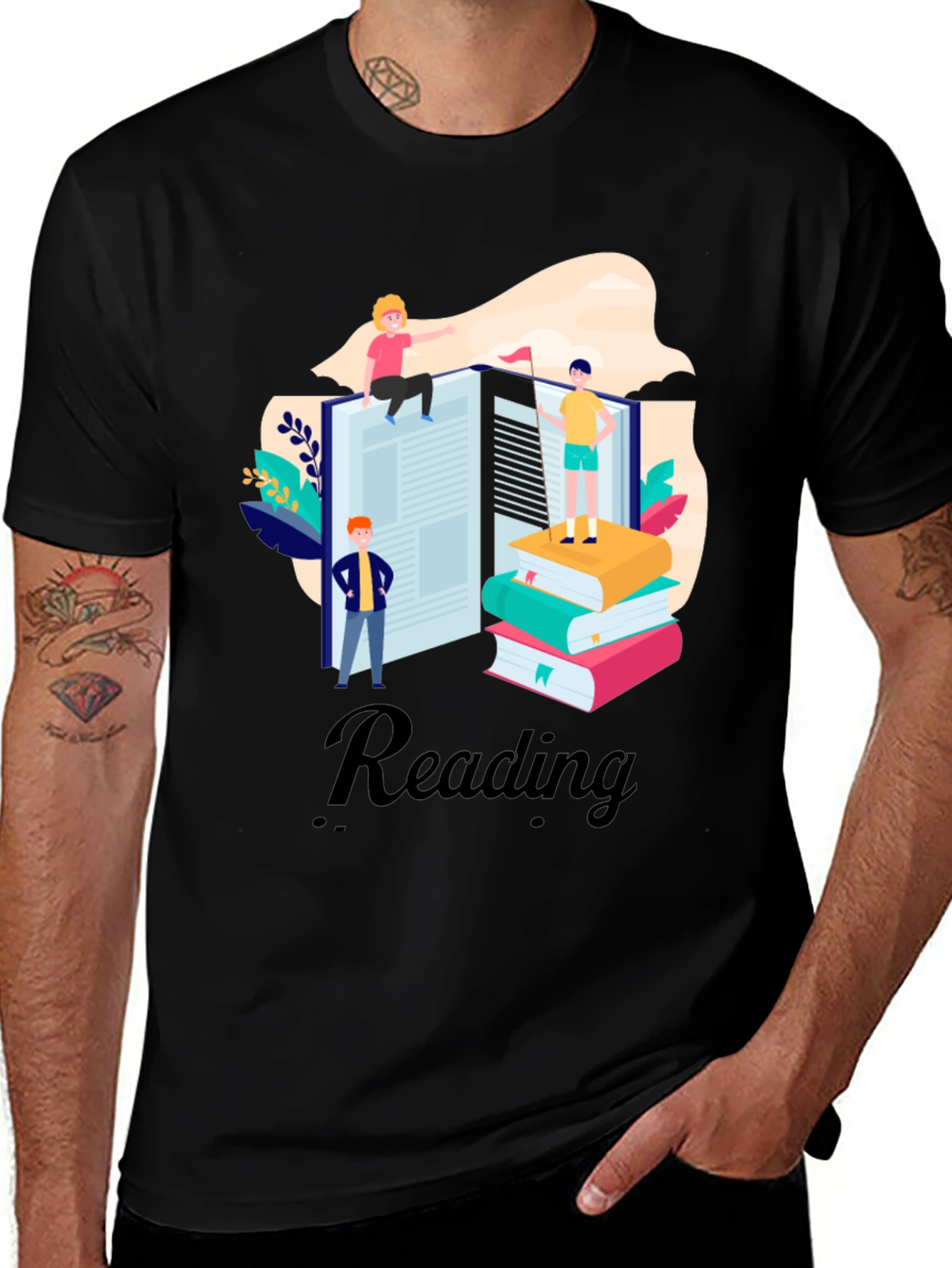 Variant 4 of Reading Adventure T-Shirt | Book Lover's Tee