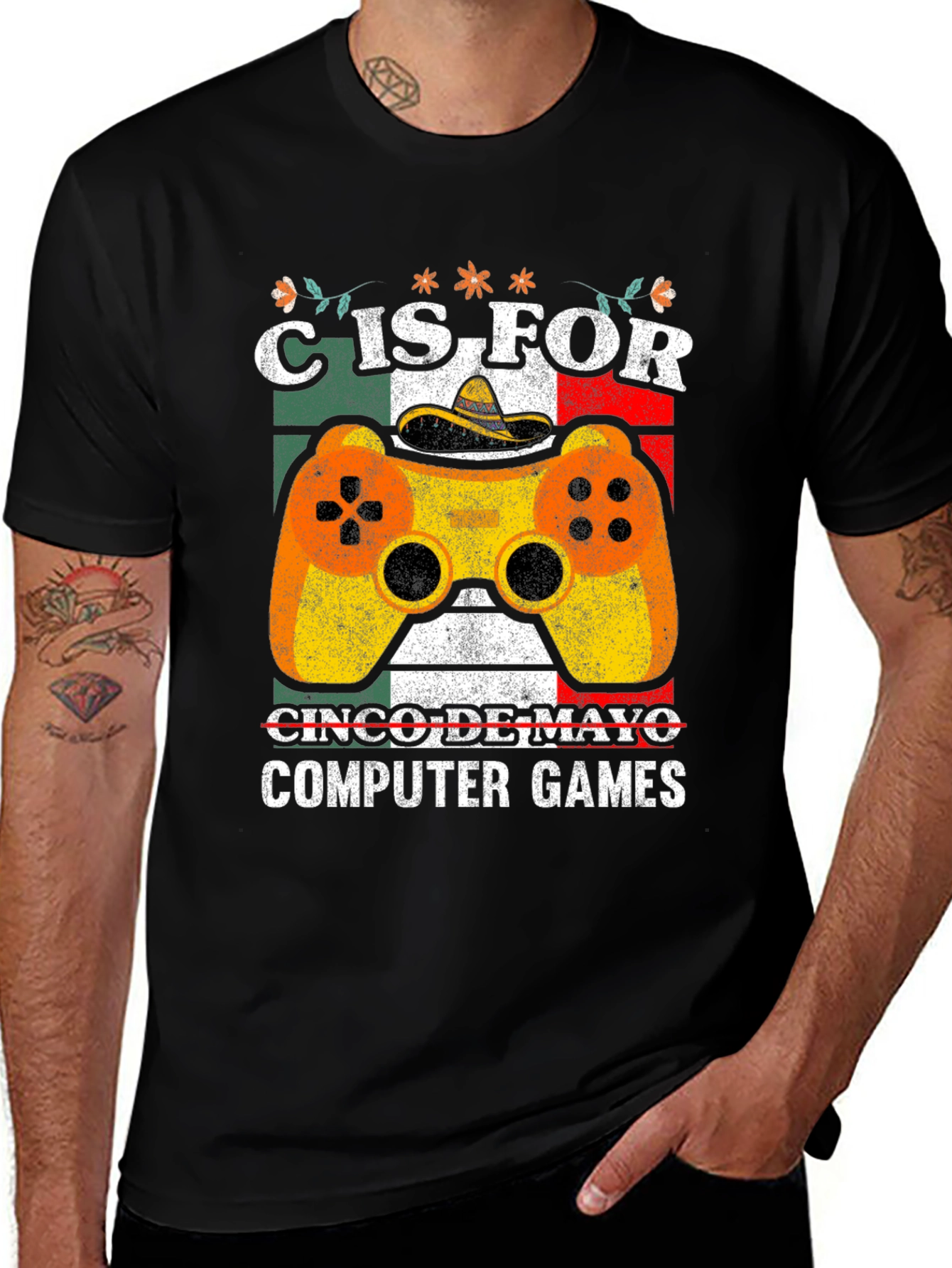 Cinco De Mayo Computer Games T-Shirt