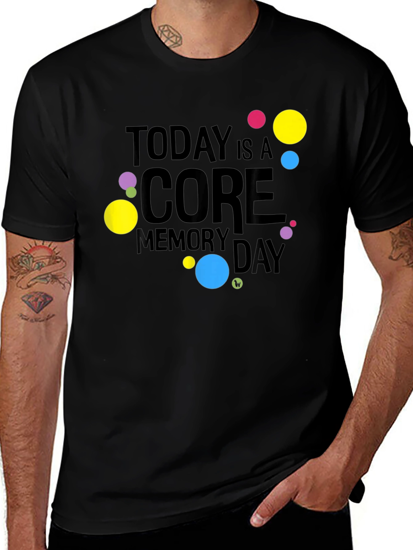 Variant 28 of Today is a Core Memory Day Graphic Tee