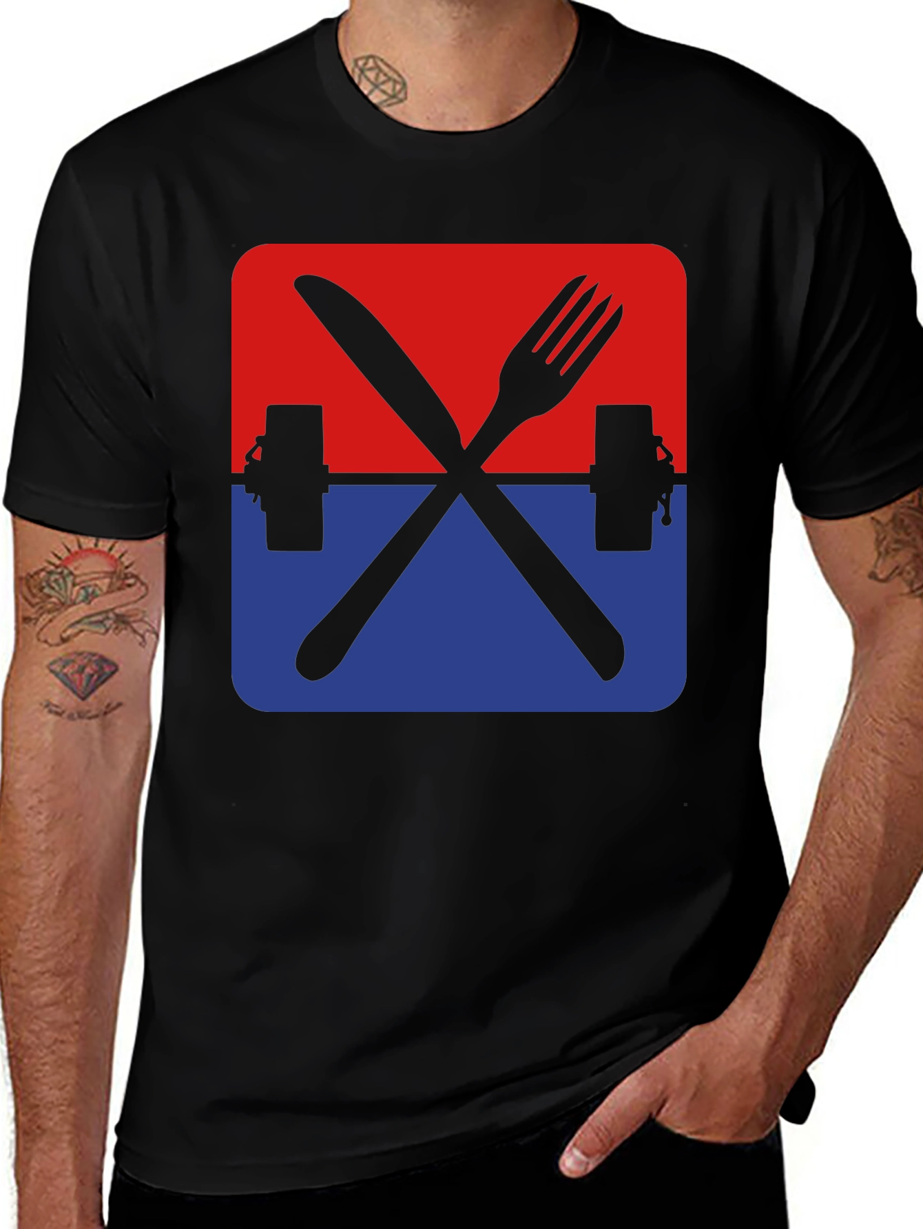 Variant 5 of Fitness and Food T-Shirt