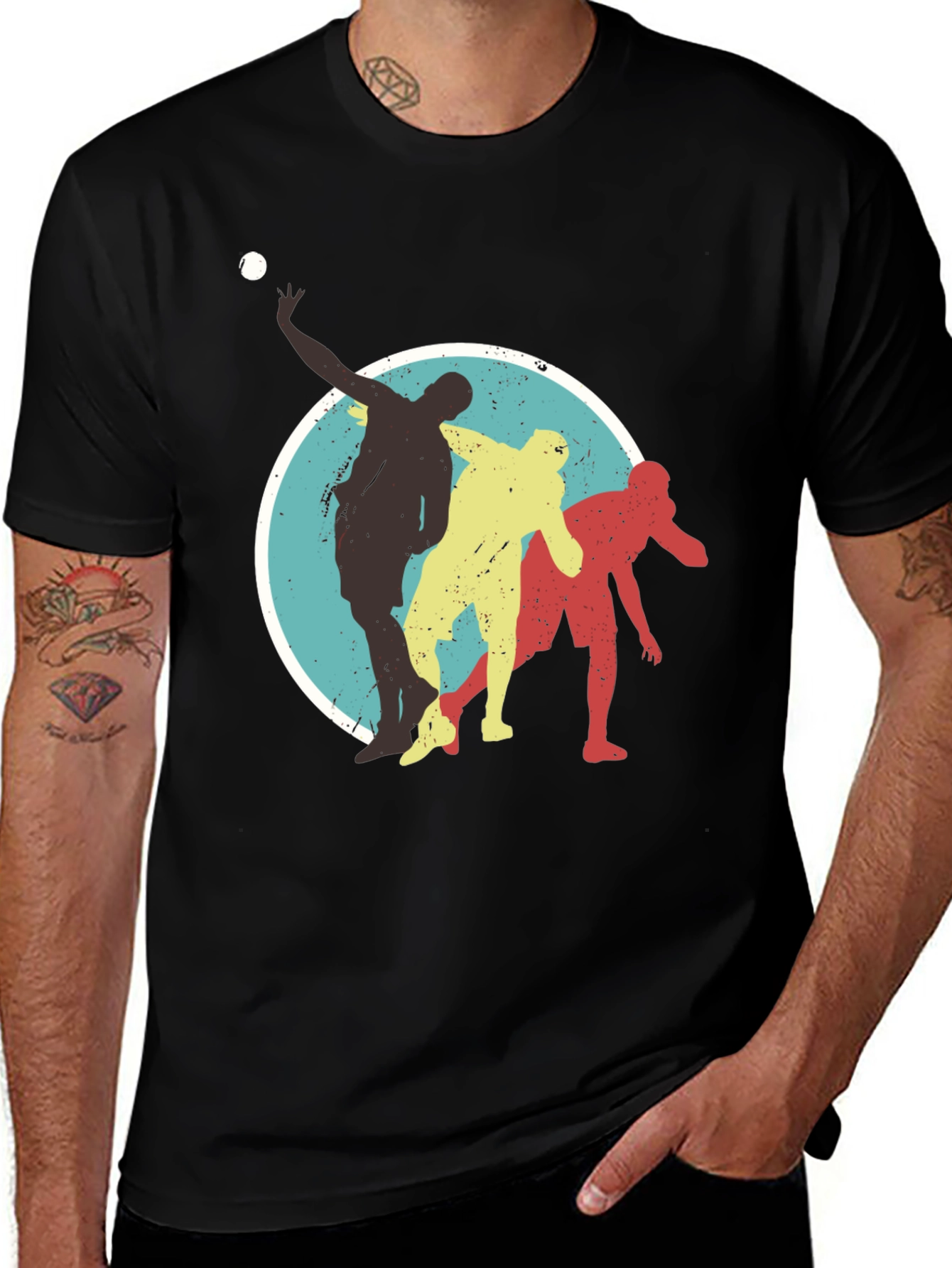 Variant 18 of Retro Bowling T-Shirt - Strike in Style