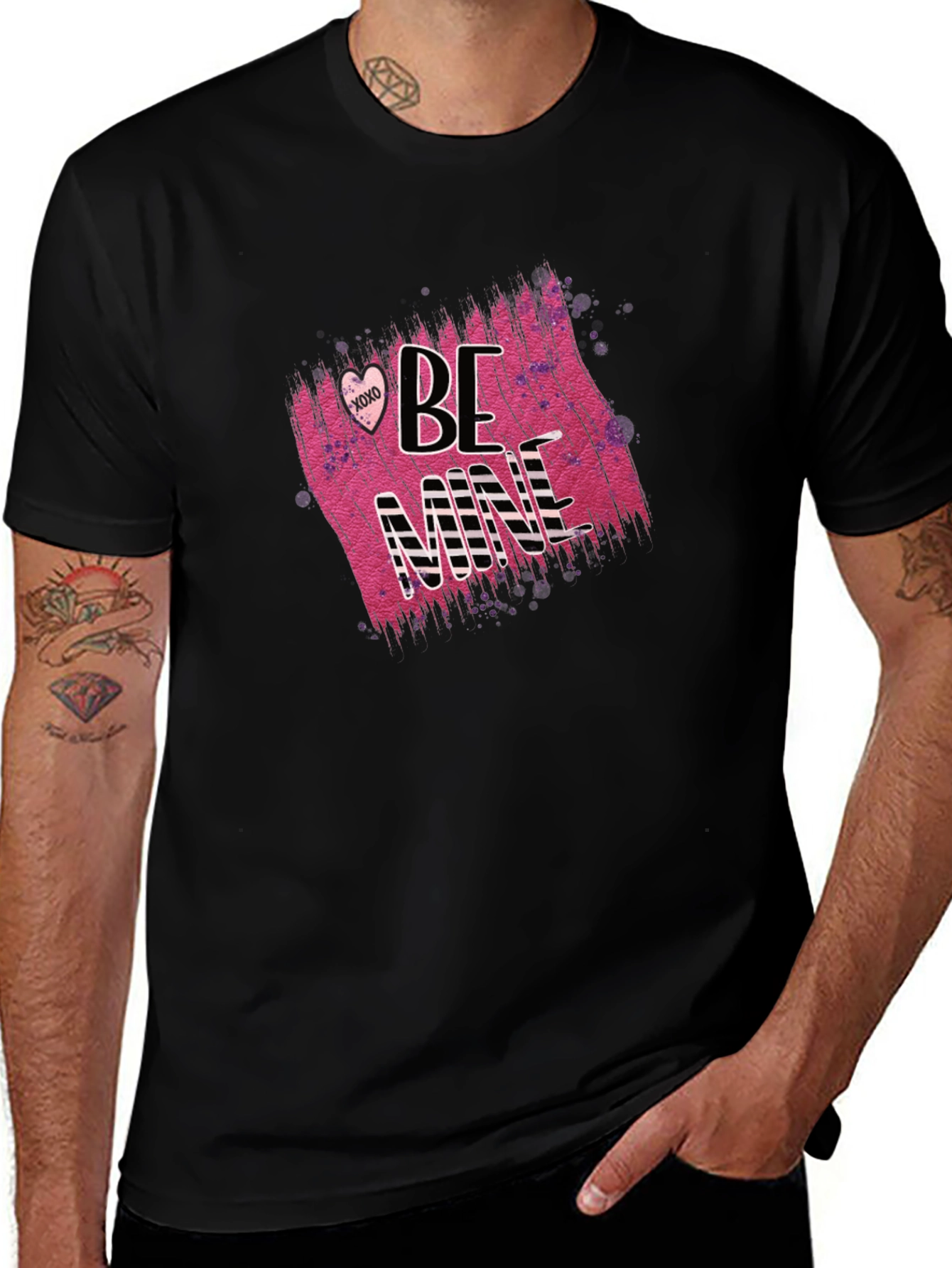 Be Mine Valentine's Day Graphic T-Shirt