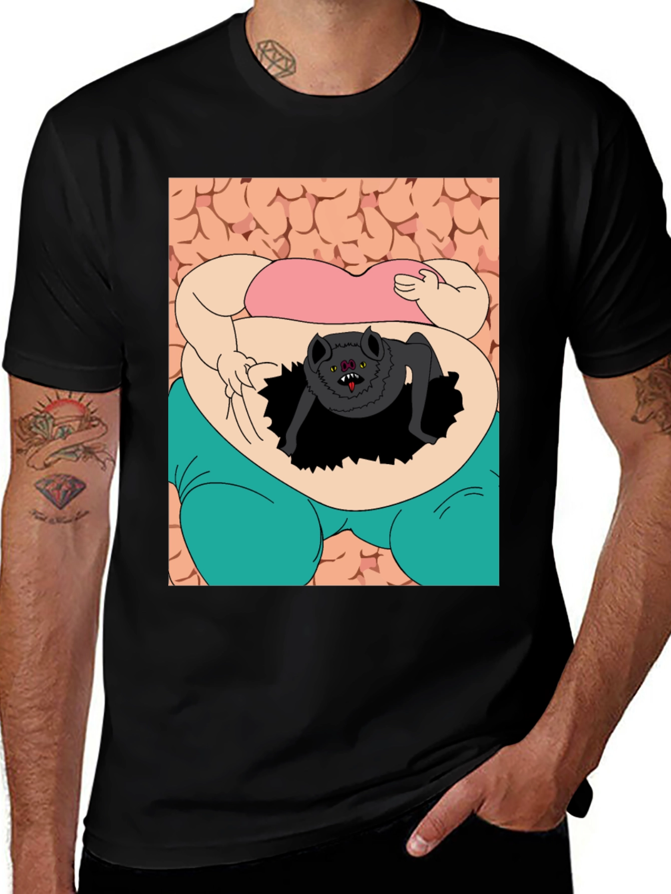 Variant 2 of Cartoon Creature T-Shirt