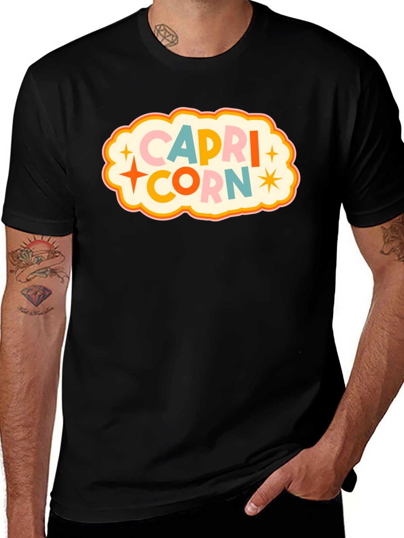 Variant 3 of Capricorn Zodiac Graphic T-Shirt