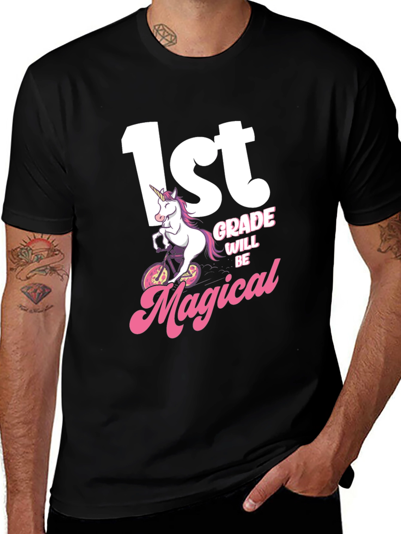 Variant 18 of 1st Grade Magical Unicorn T-Shirt