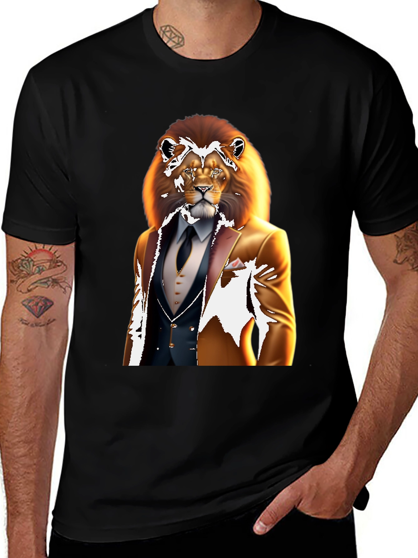 Lion Head Suit T-Shirt