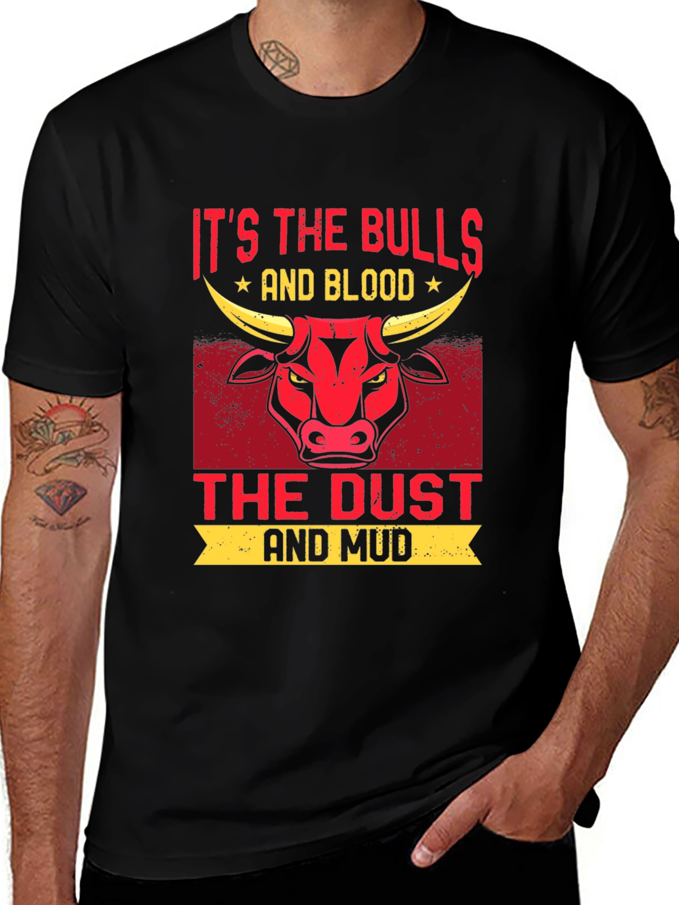 Variant 13 of Bulls Blood Dust Mud Graphic T-Shirt