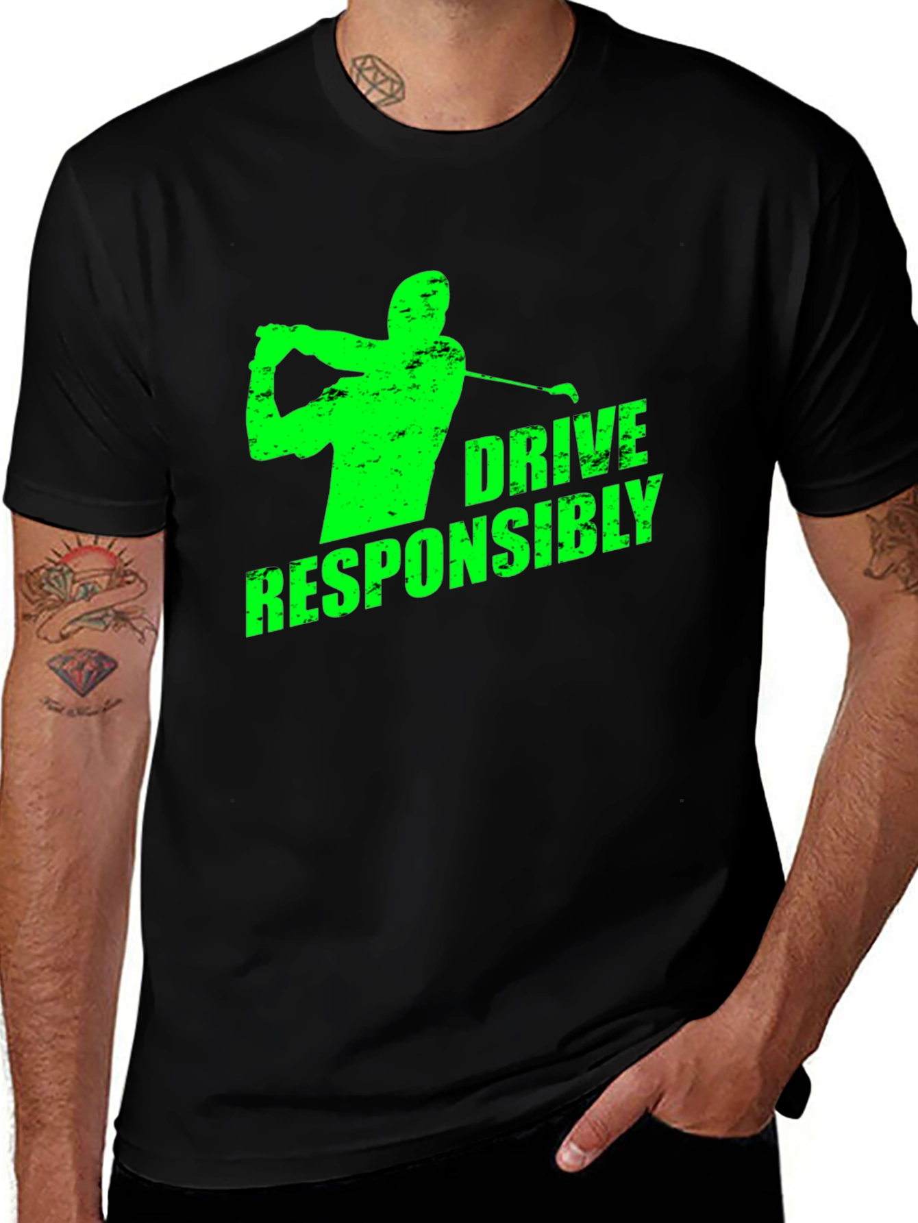 Variant 13 of Drive Responsibly Golf T-Shirt