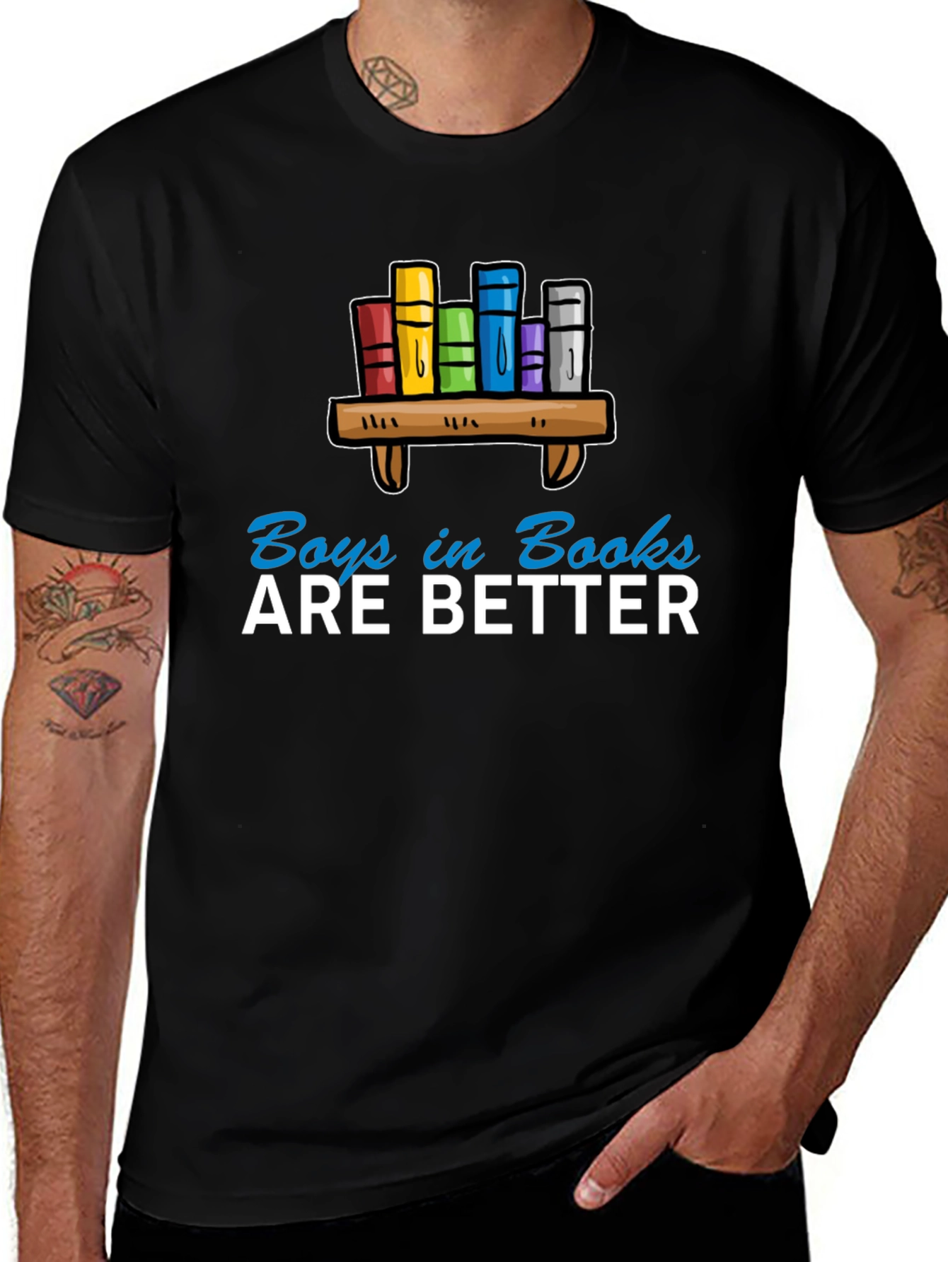 Variant 18 of Boys in Books are Better T-Shirt