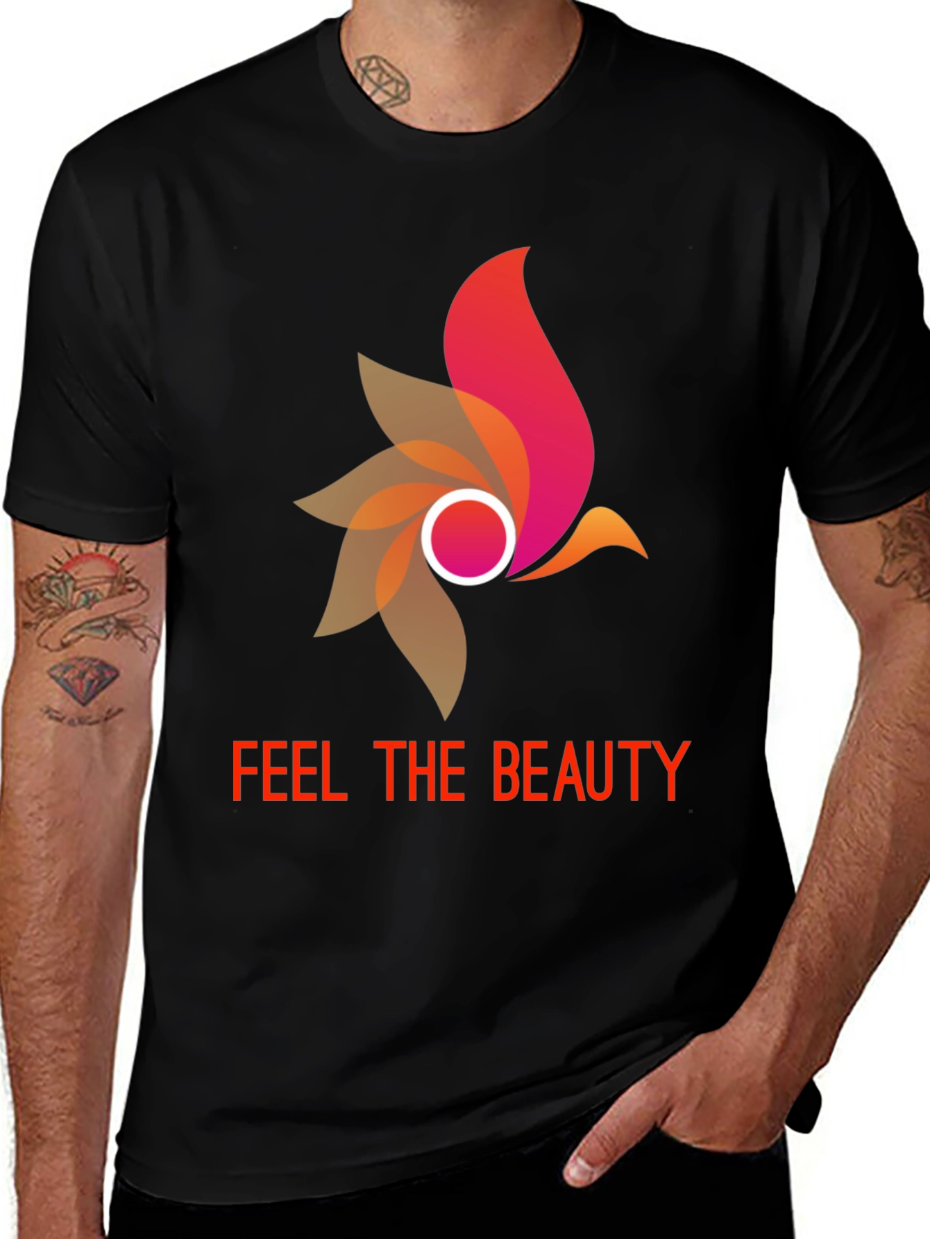 Variant 9 of Feel The Beauty Graphic Print T-Shirt