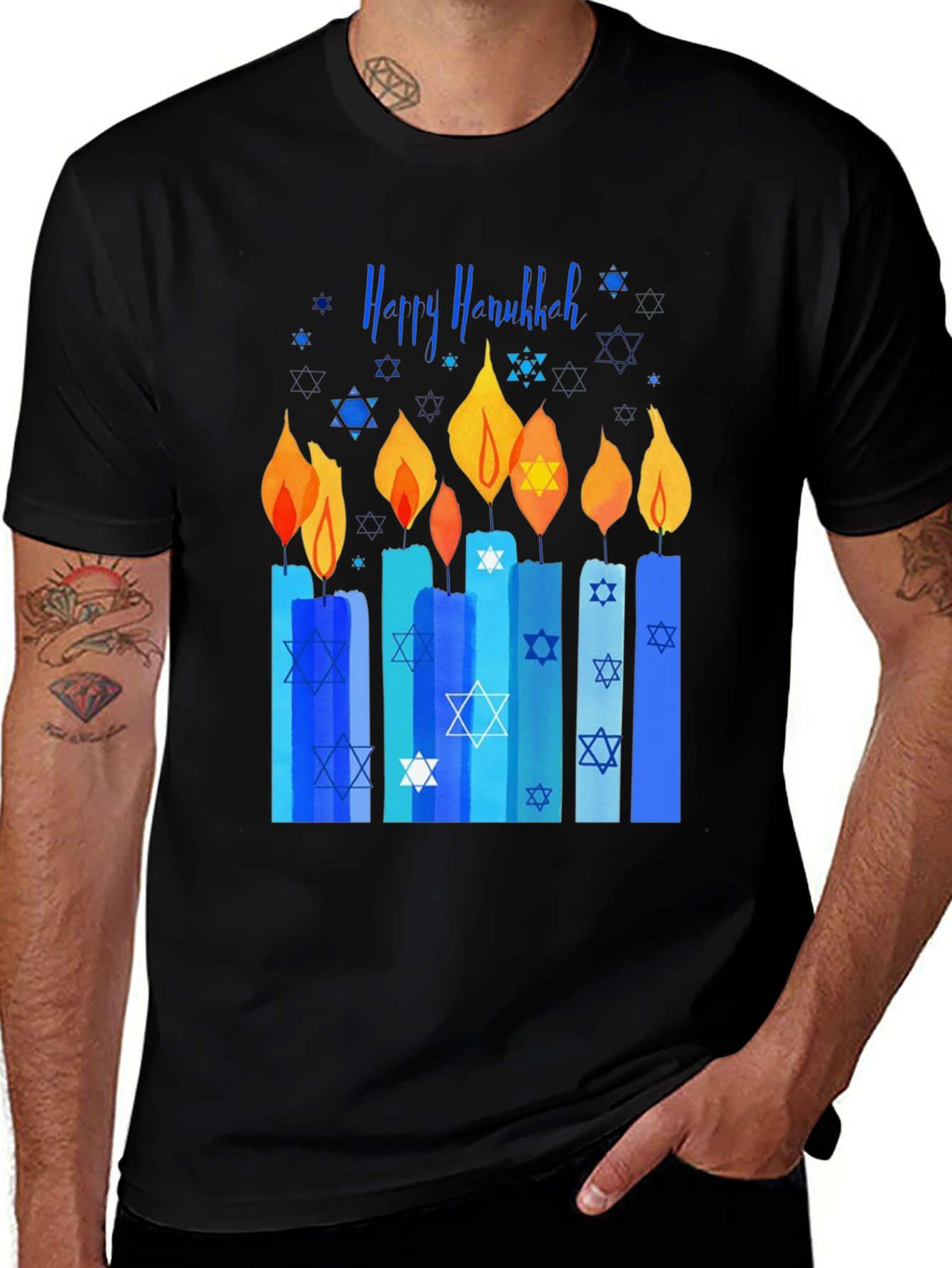Happy Hanukkah Candle T-Shirt