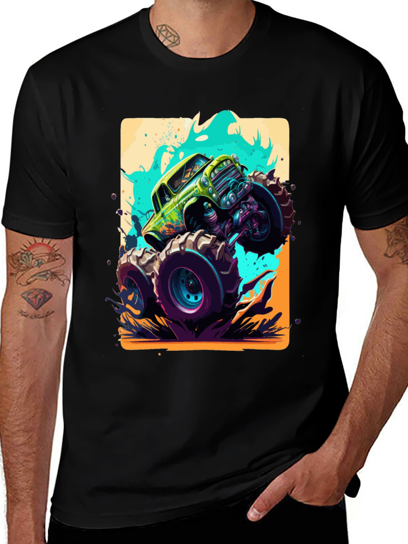 Variant 25 of Monster Truck Graphic T-Shirt
