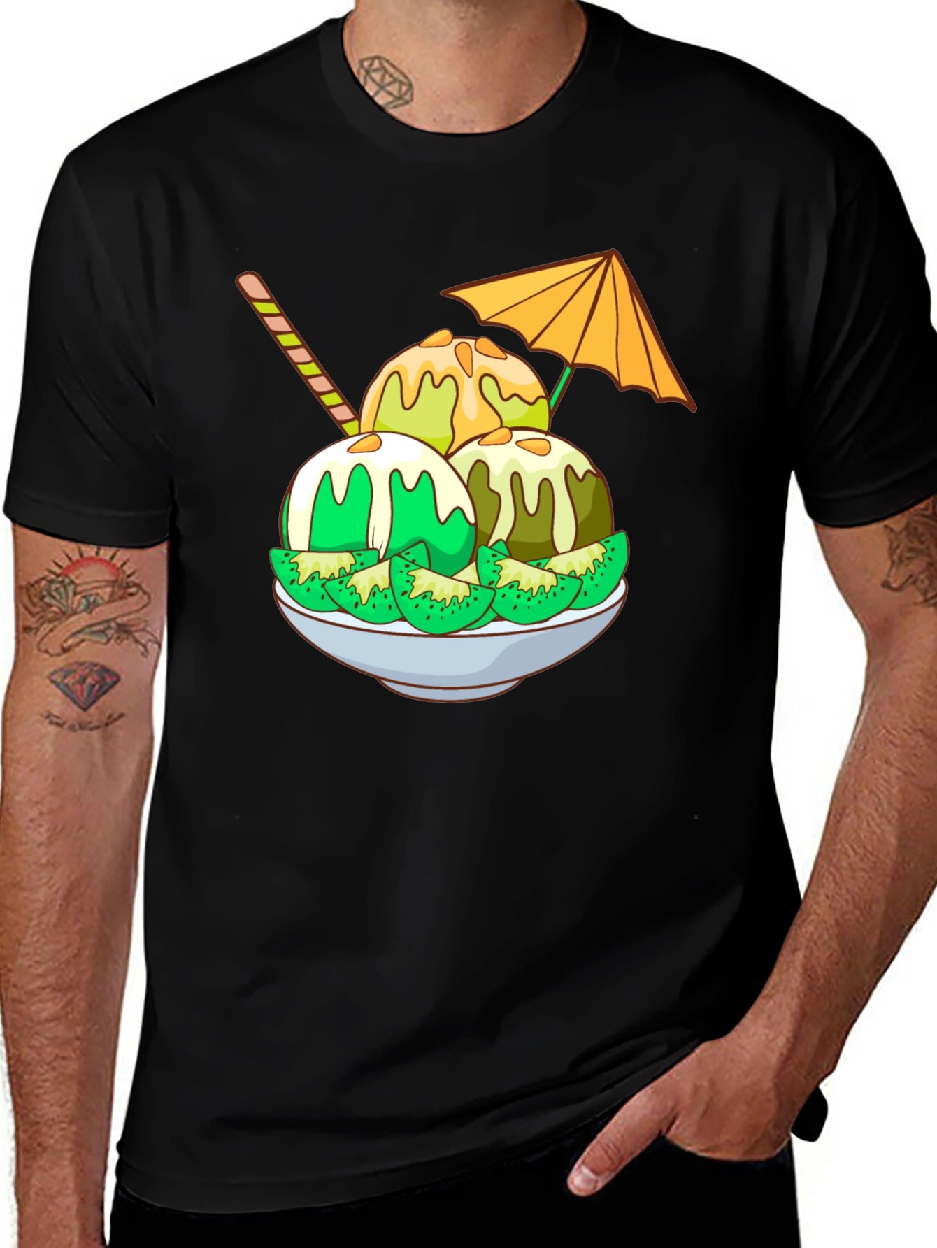 Variant 14 of Ice Cream Dessert Graphic T-Shirt