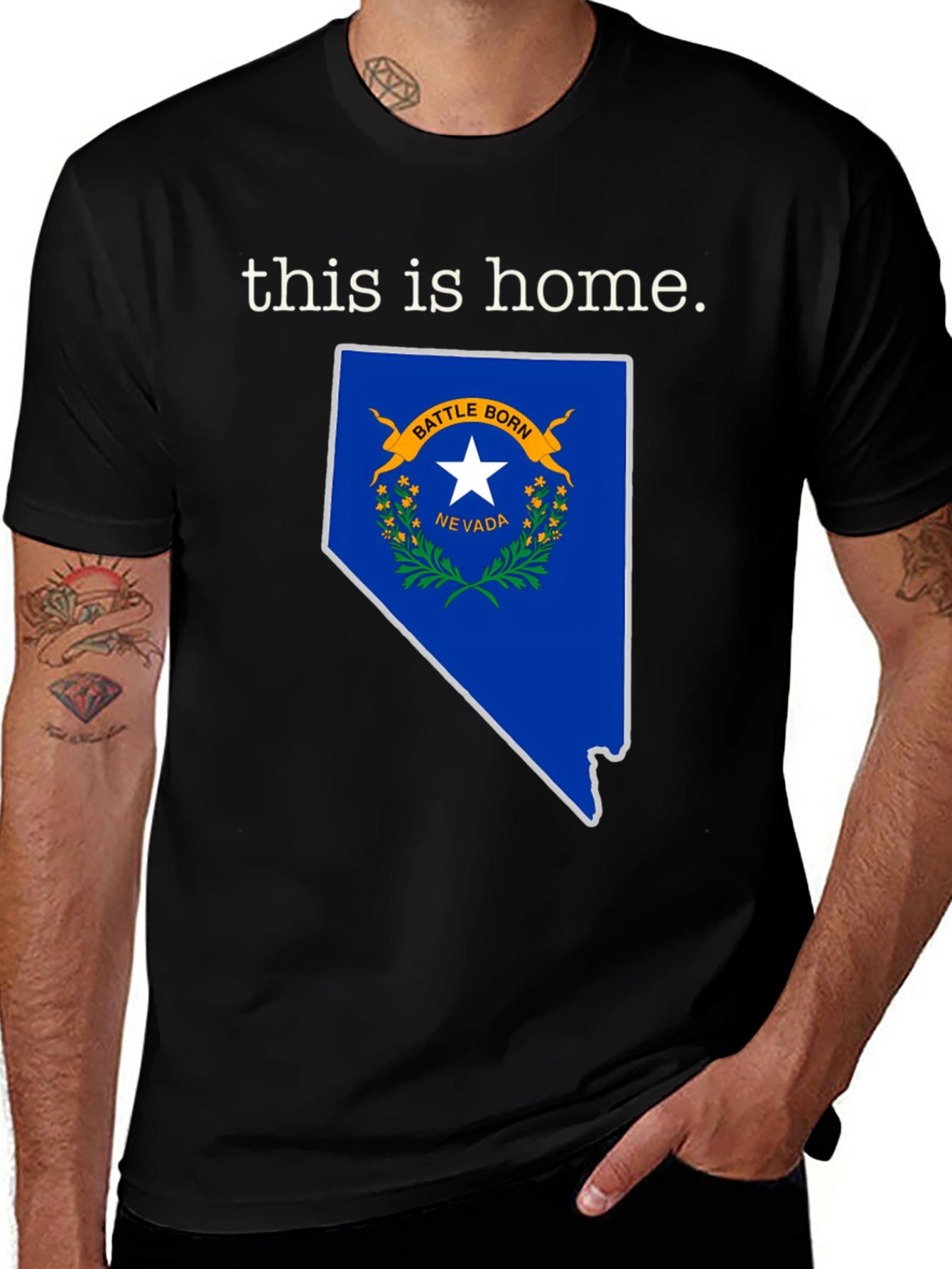 Nevada State Pride T-Shirt - 'This Is Home'