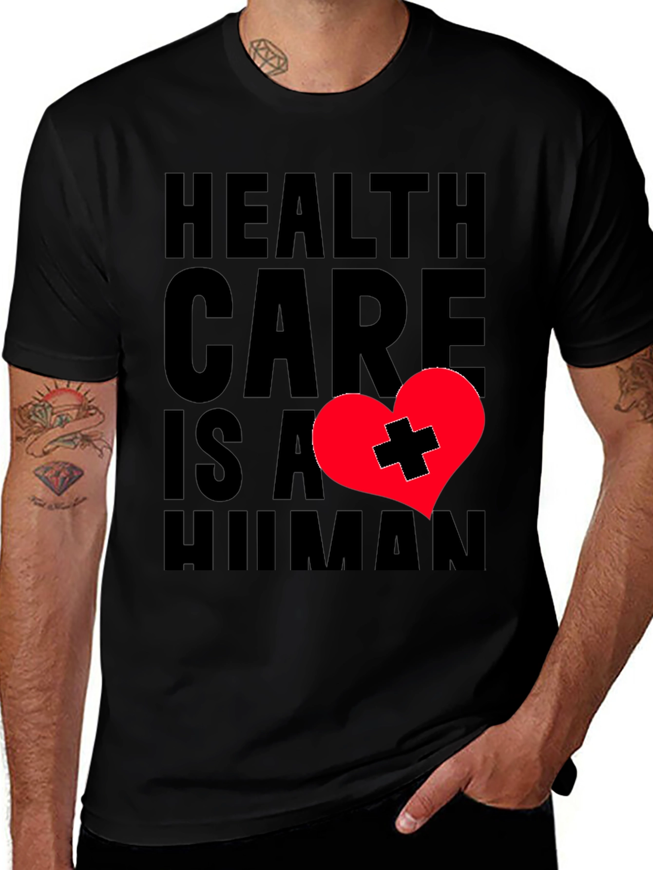 Variant 15 of Health Care is a Human Right T-Shirt