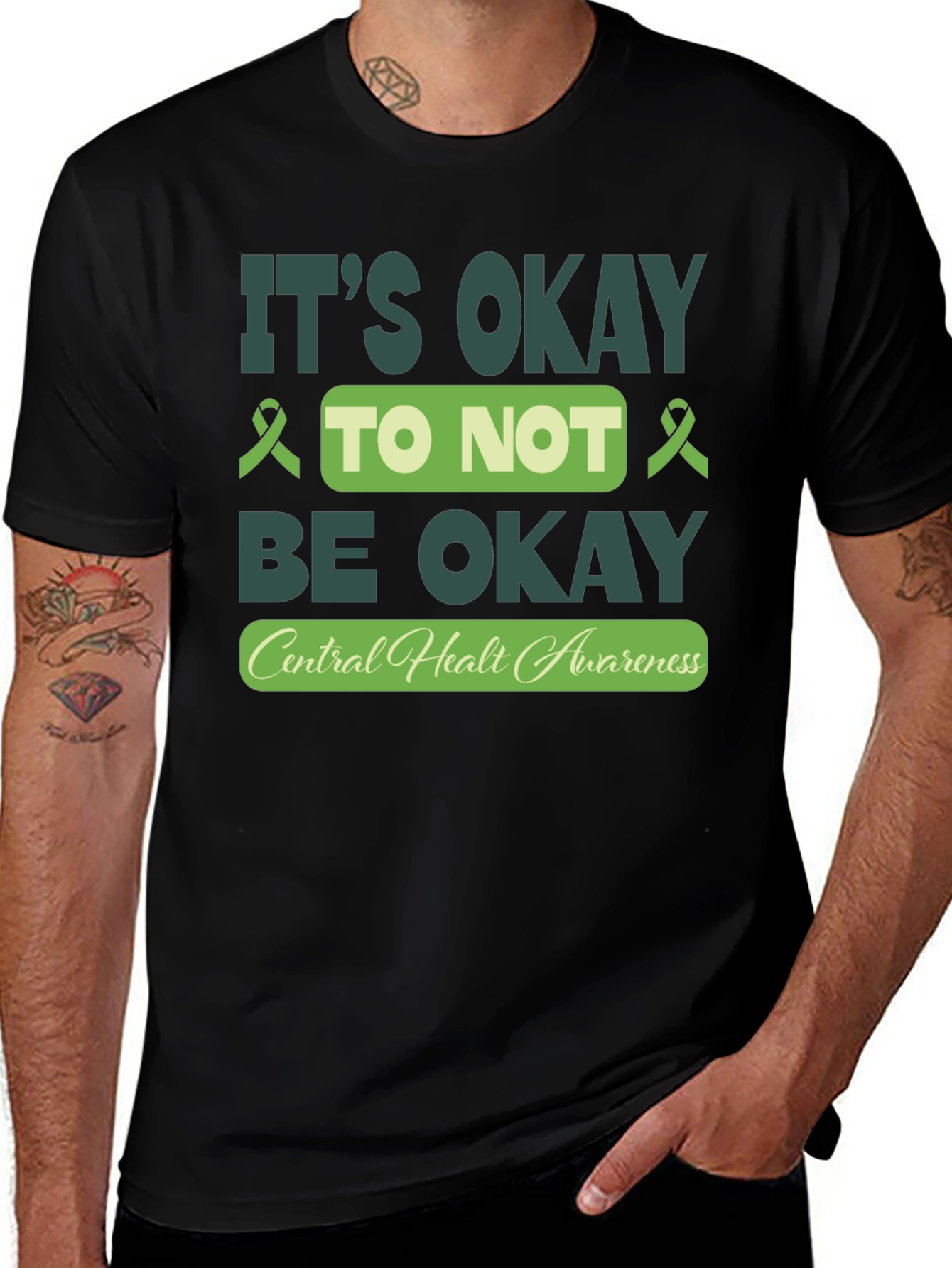 Variant 28 of It's Okay to Not Be Okay Mental Health Awareness T-Shirt