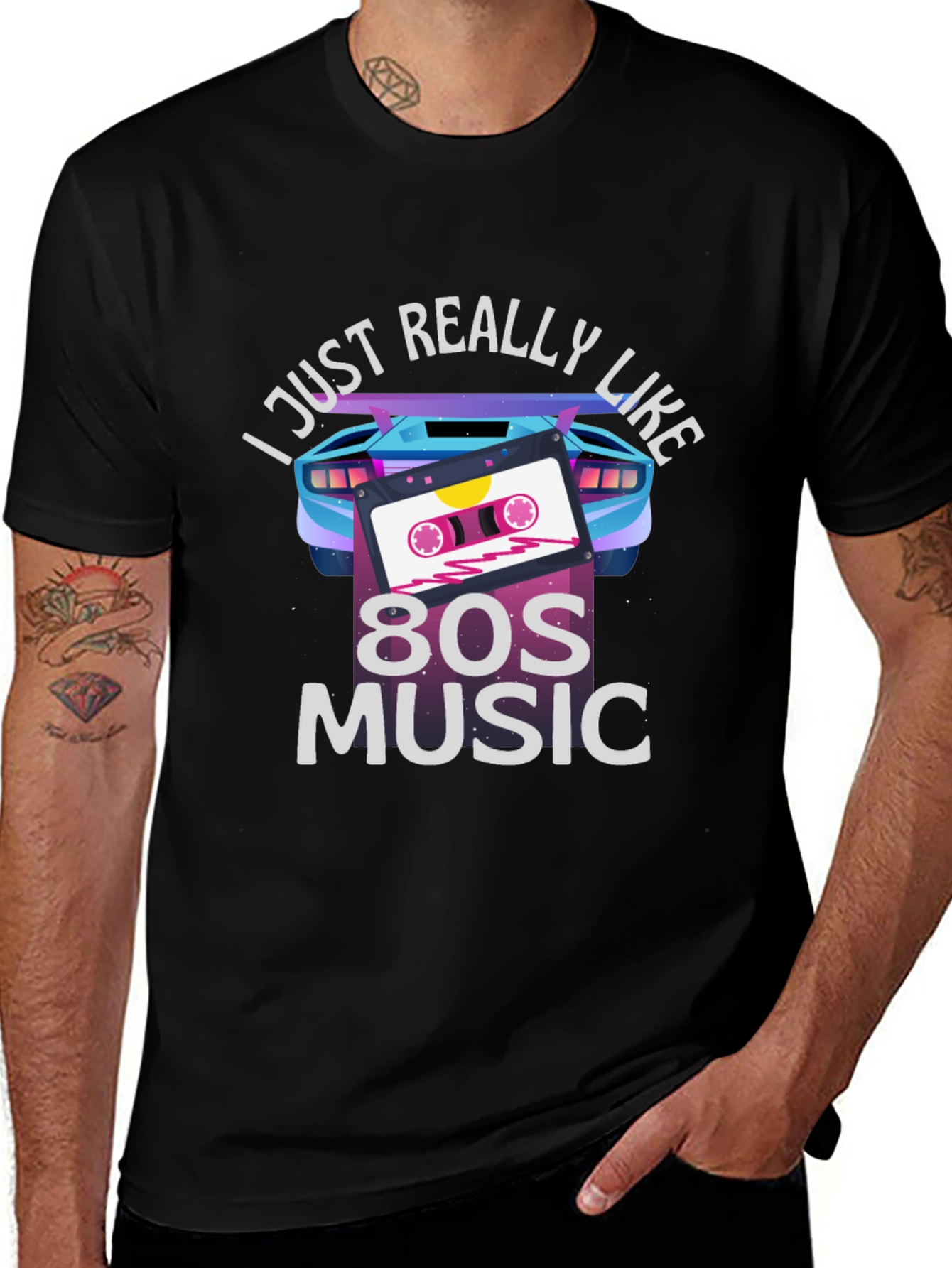 Variant 16 of 80s Music Graphic T-Shirt