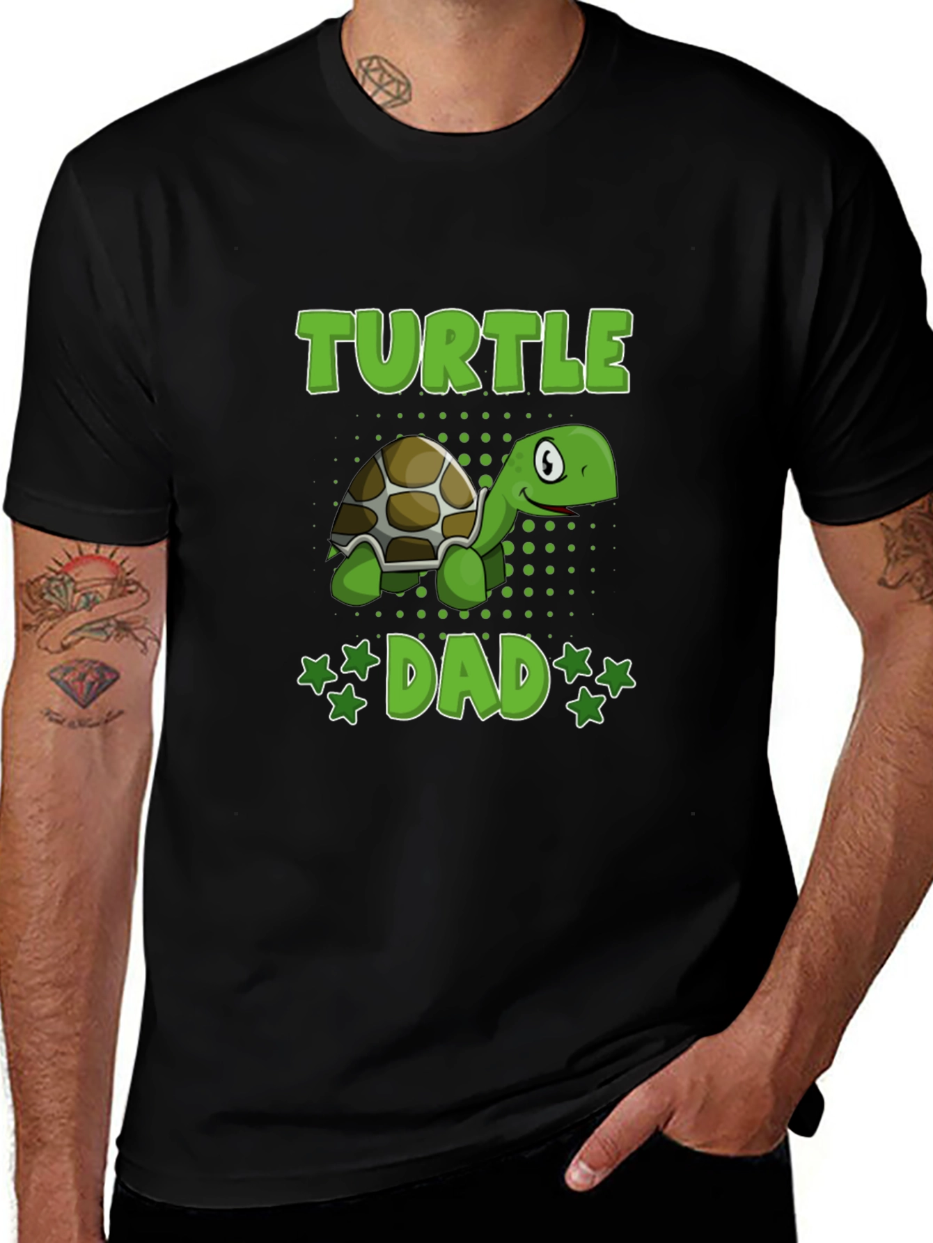 Variant 18 of Turtle Dad T-Shirt - Father's Day Gift