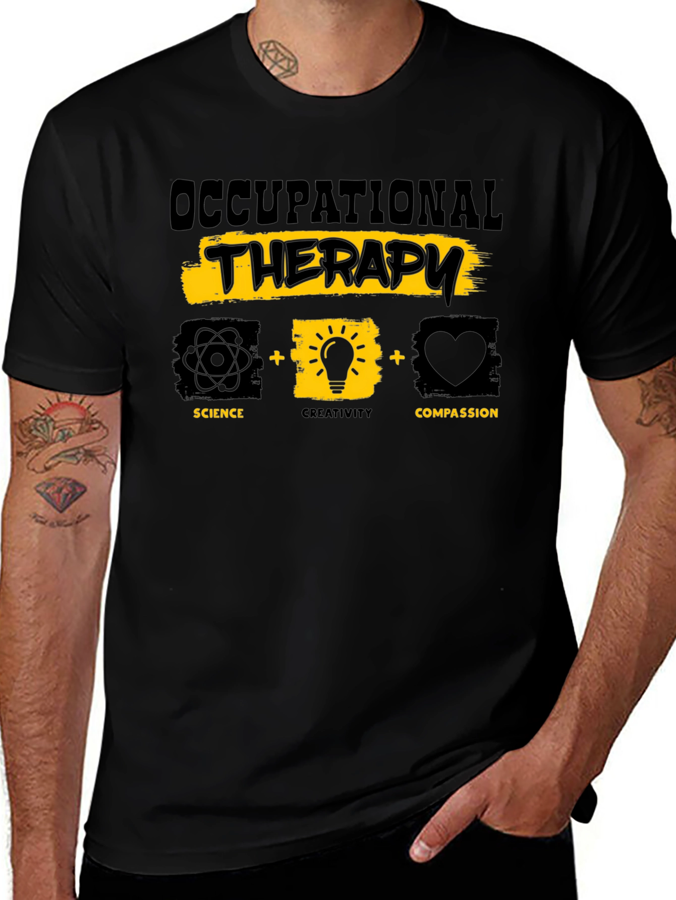 Occupational Therapy Science Creativity Compassion T-Shirt
