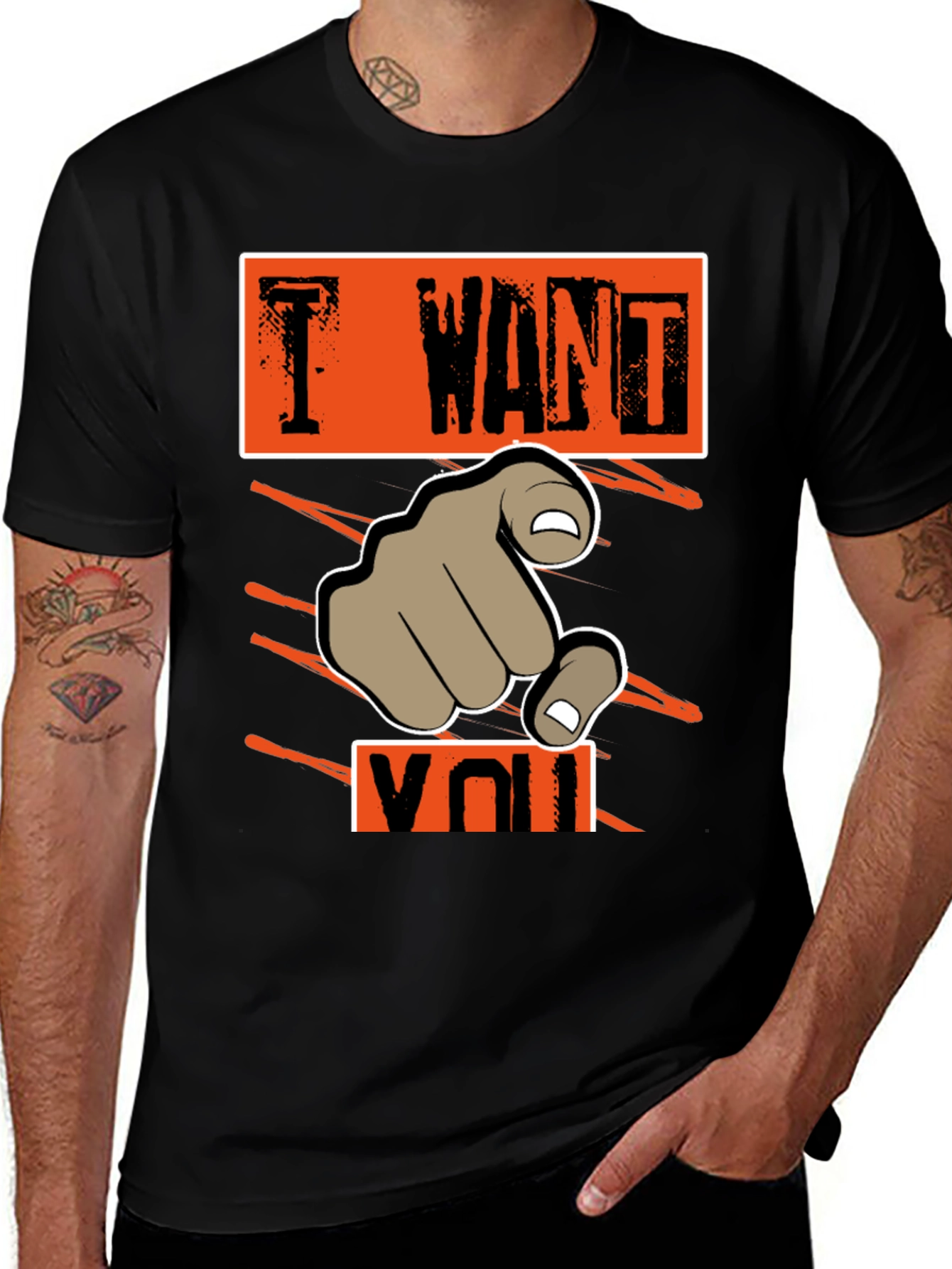 Variant 17 of I Want You T-Shirt - Classic Design, Comfortable Fit
