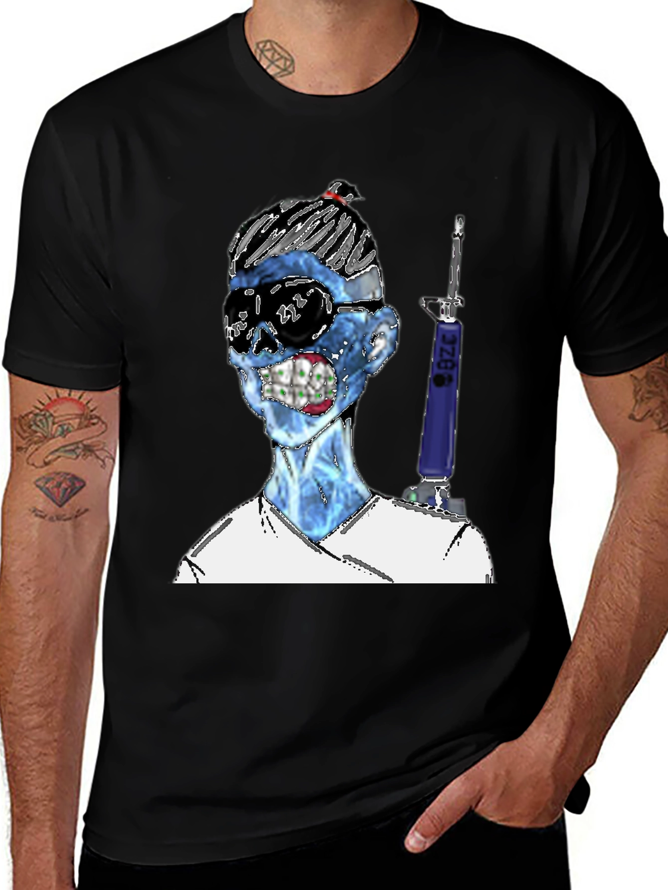 Variant 10 of Zombie Nurse Graphic T-Shirt - Unique Design