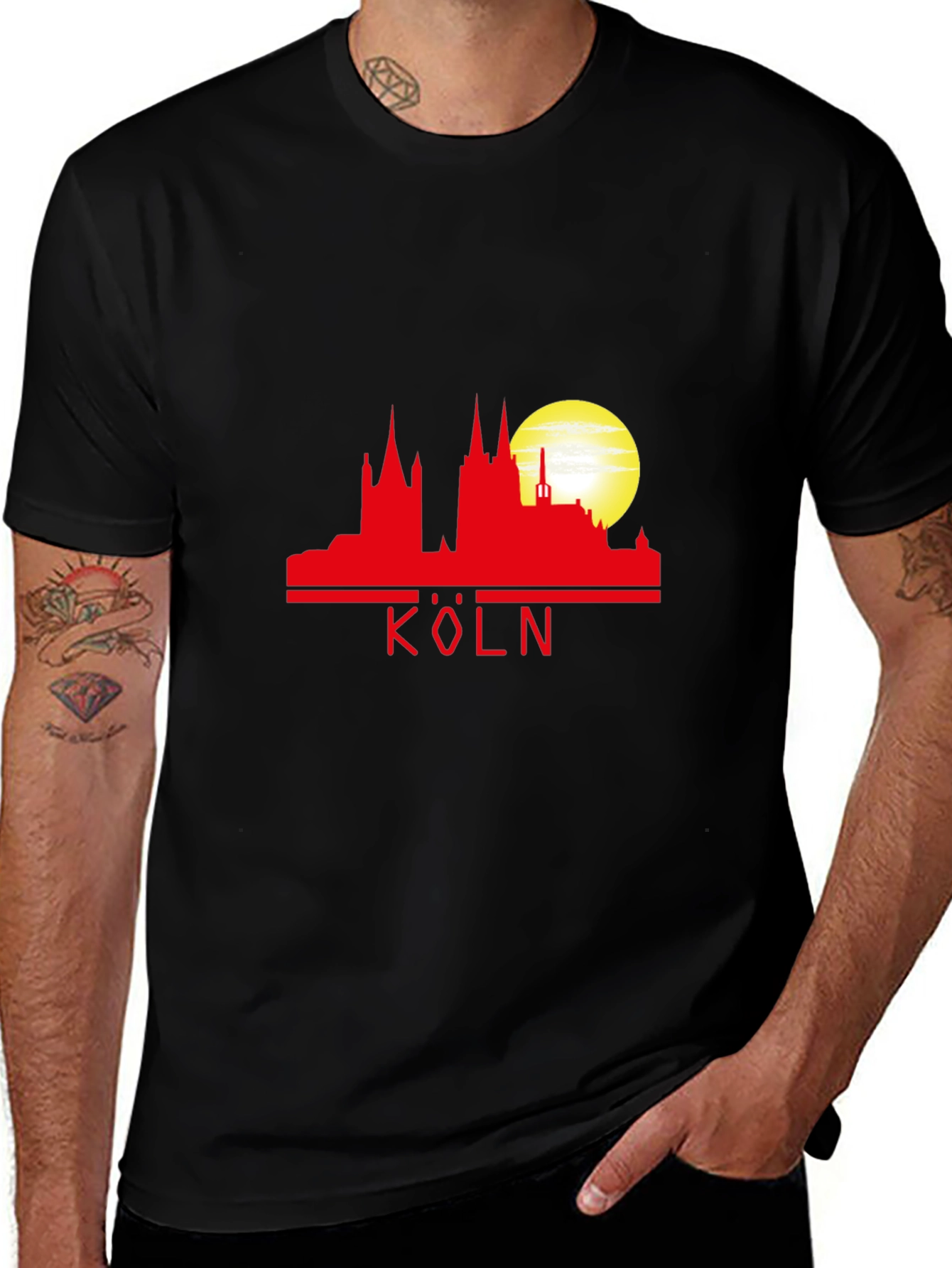 Cologne Skyline T-Shirt - Germany City Silhouette