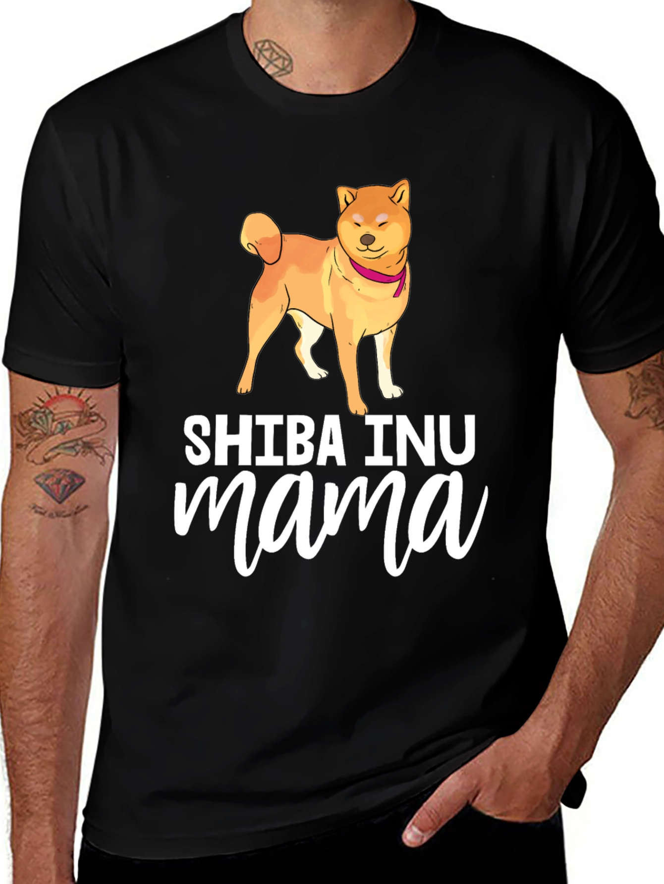 Shiba Inu Mama Graphic Tee - Dog Lover T-Shirt
