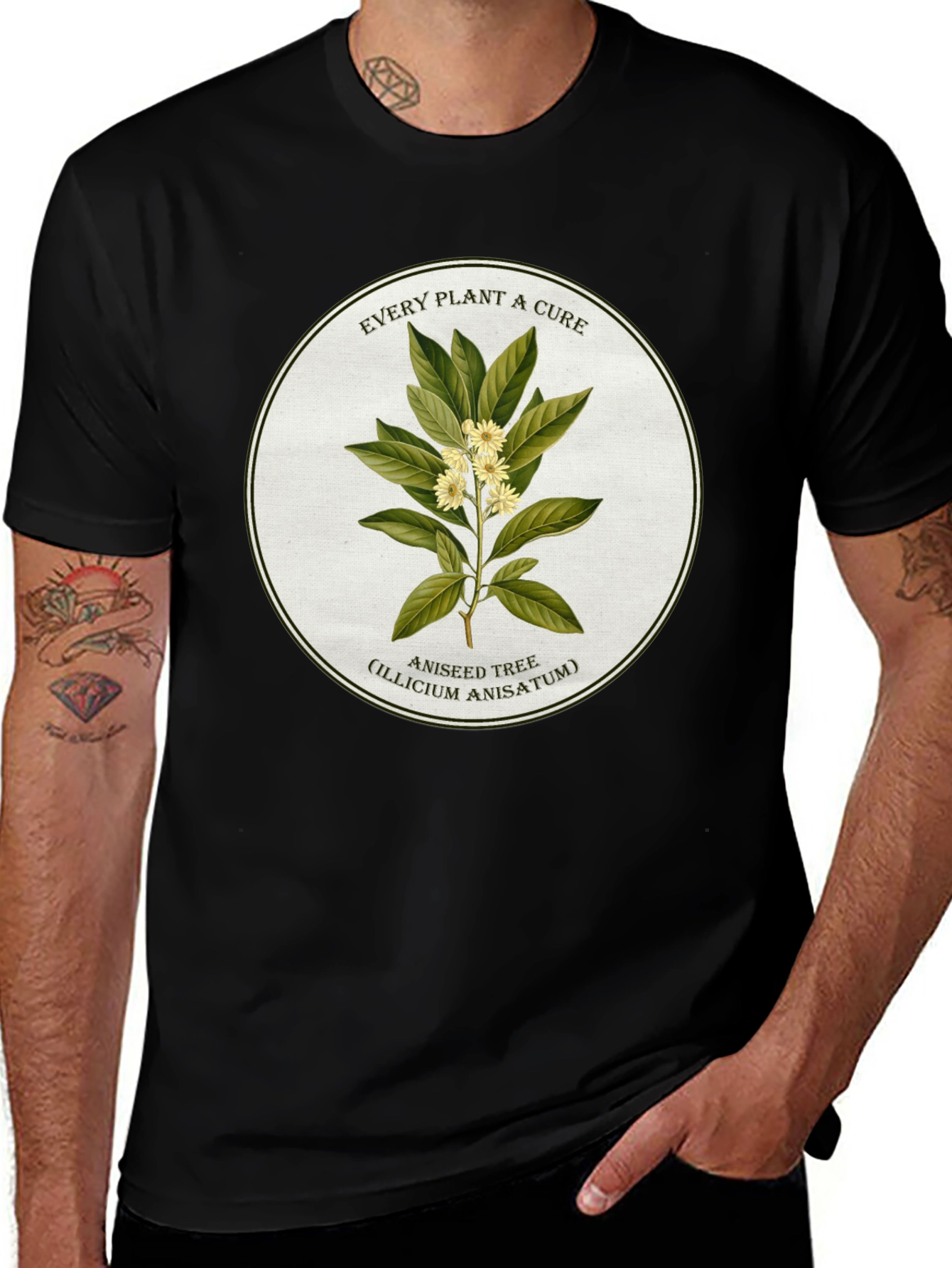 Variant 3 of Aniseed Tree Plant Cure Graphic T-Shirt