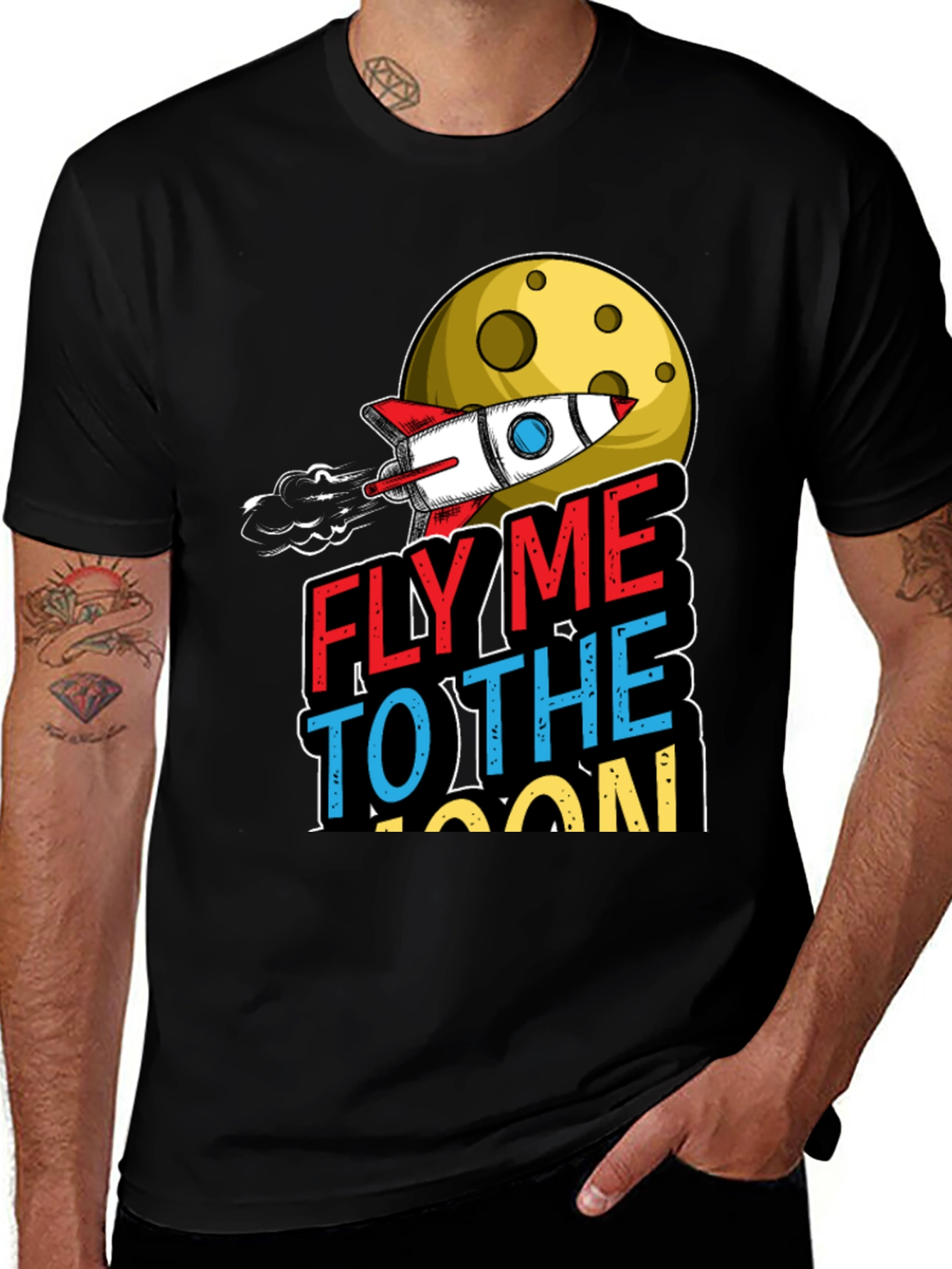Variant 18 of Fly Me to the Moon Graphic T-Shirt